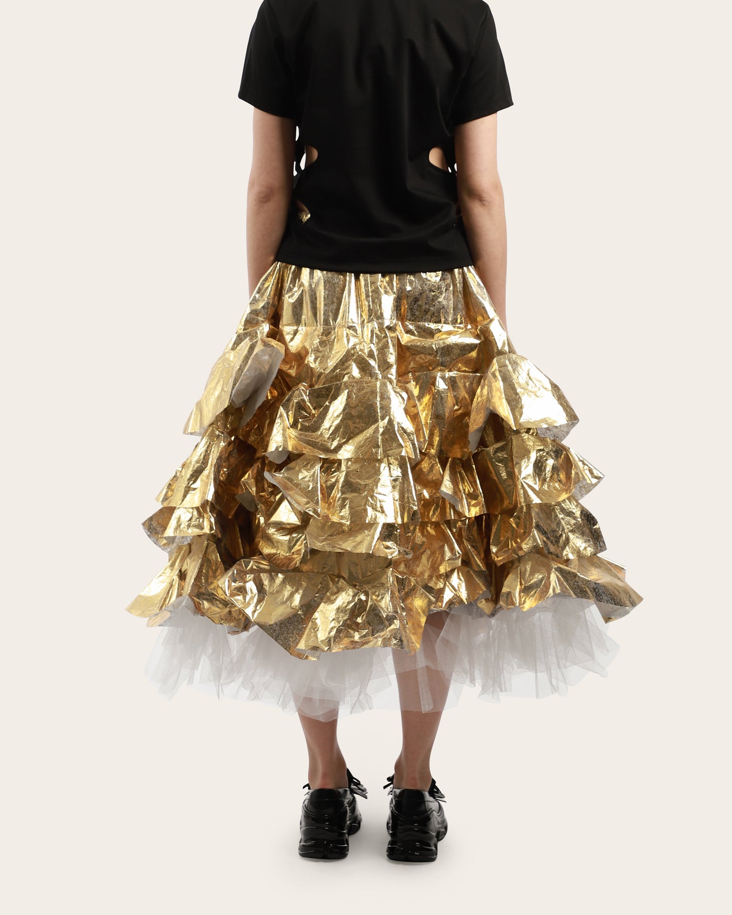 Voluminous Tiered Skirt