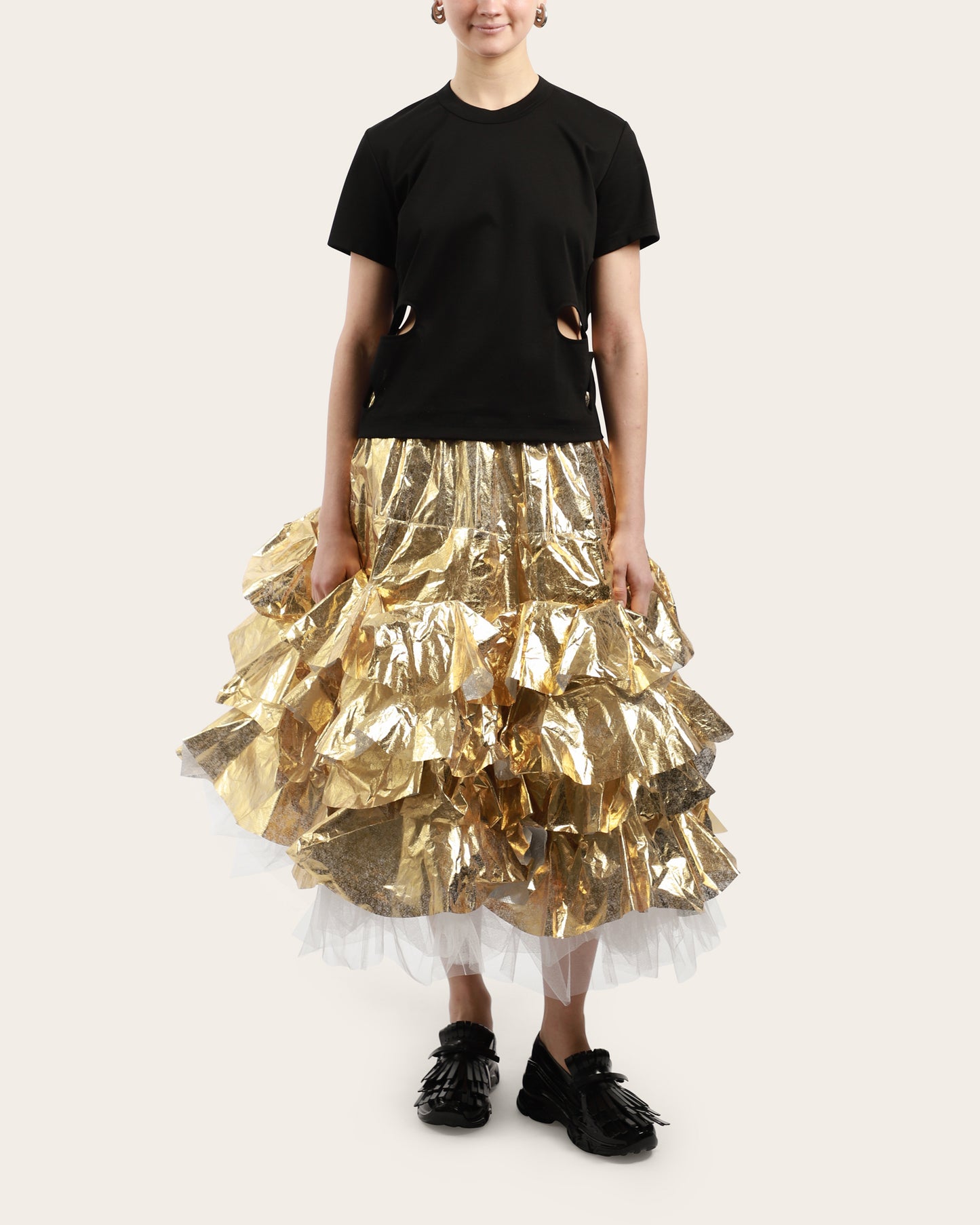 Voluminous Tiered Skirt