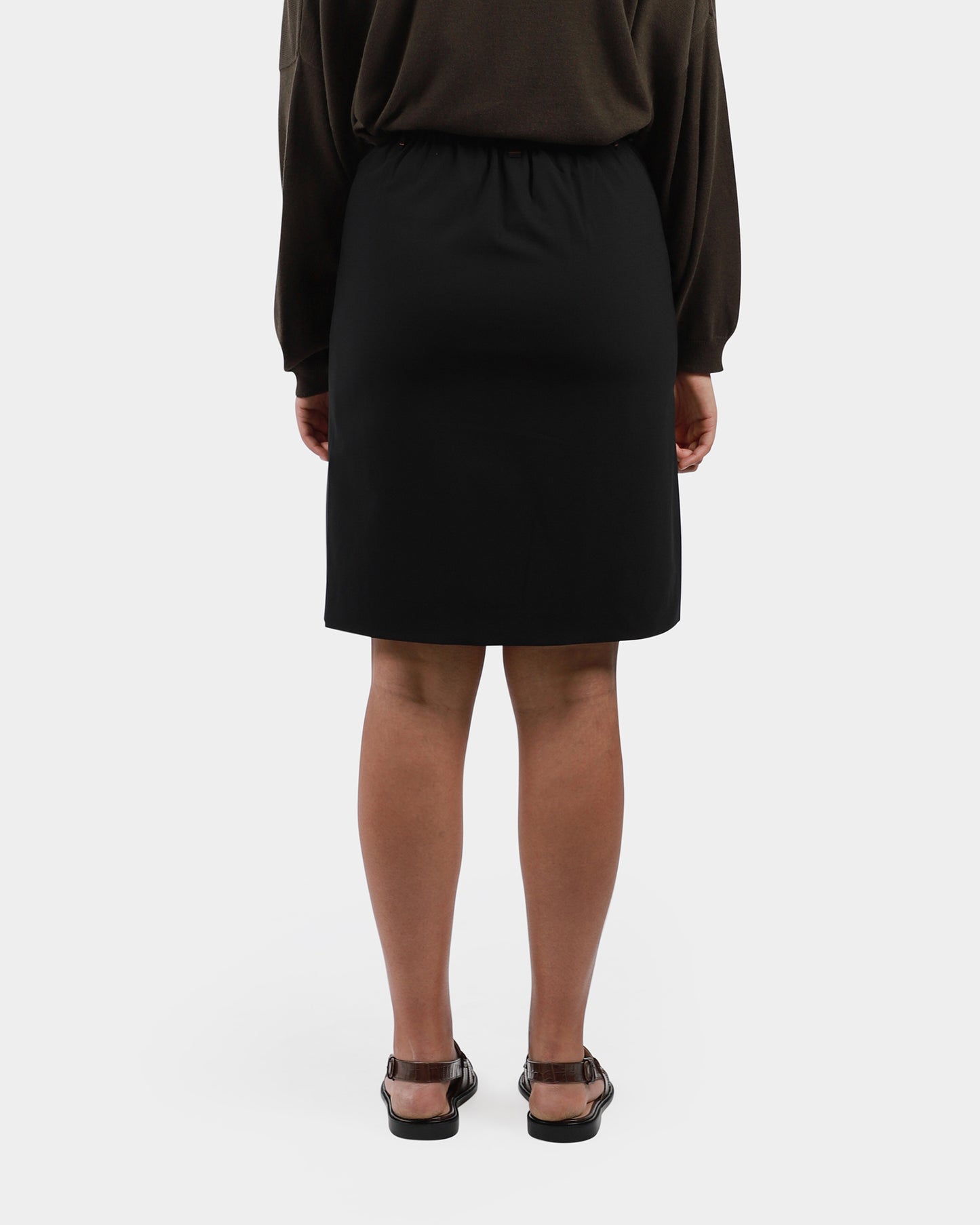 Embellished Tailoring Skirt Black