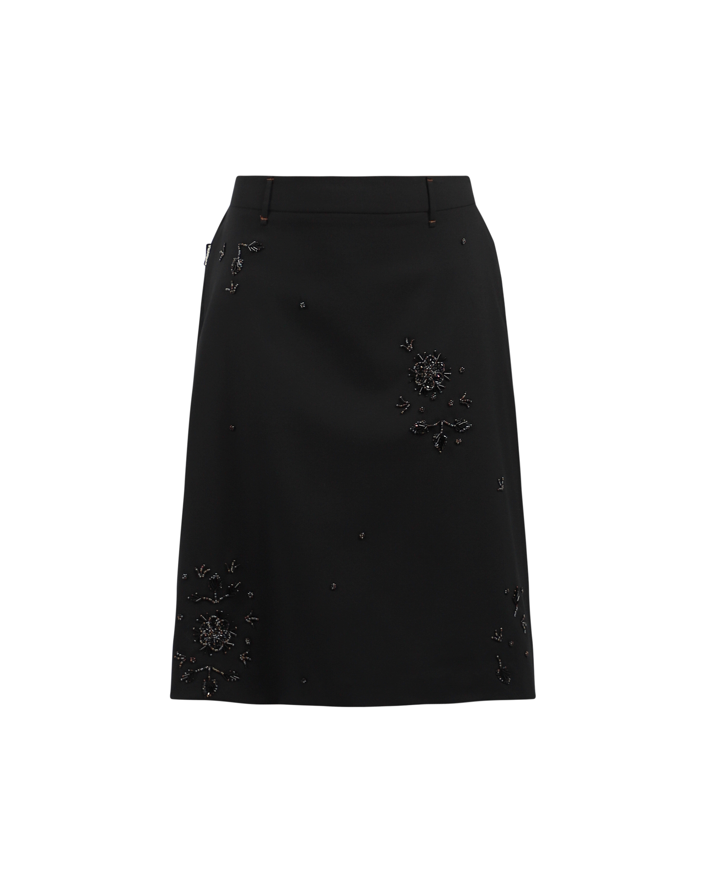 Embellished Tailoring Skirt Black