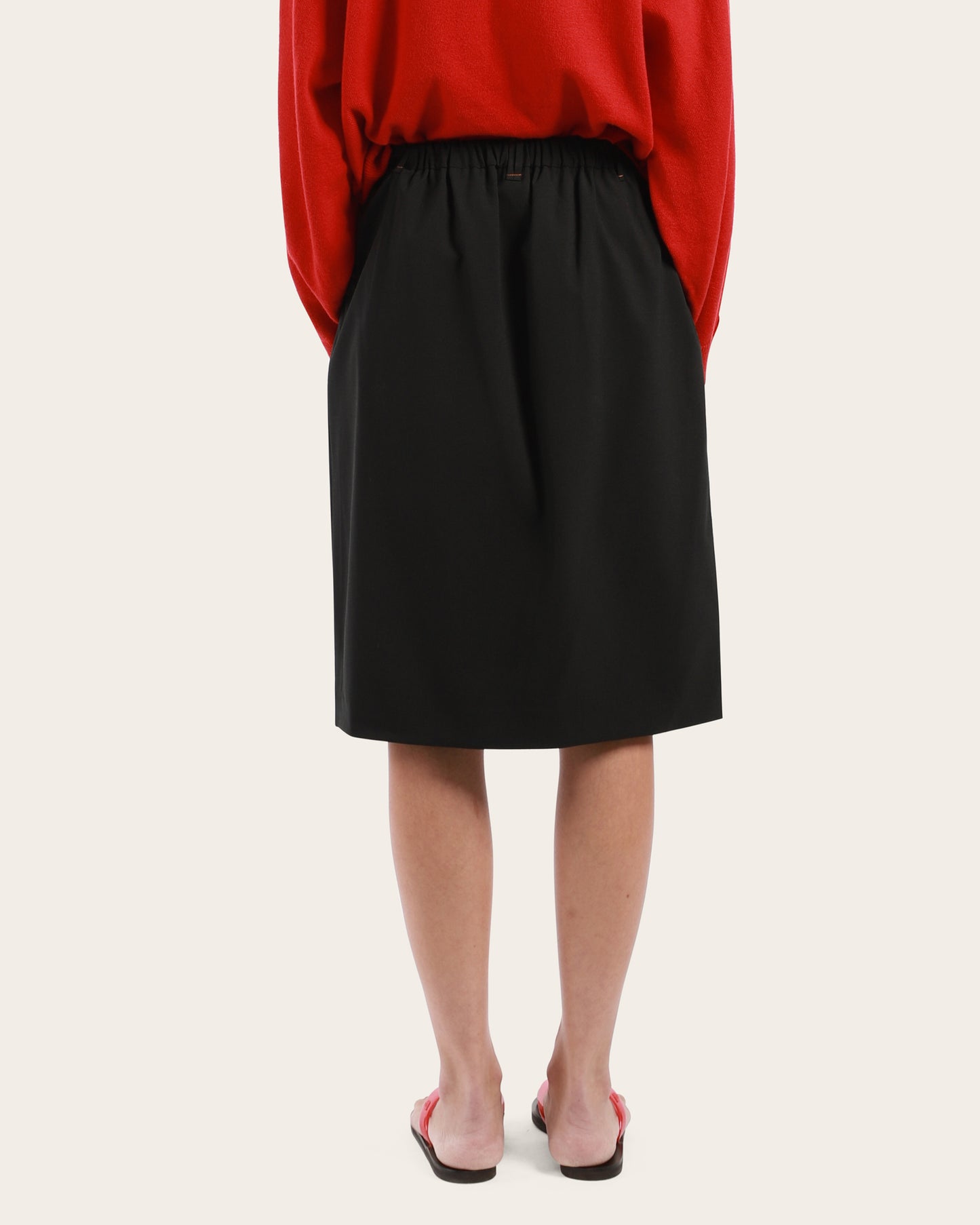 Embellished Tailoring Skirt Black