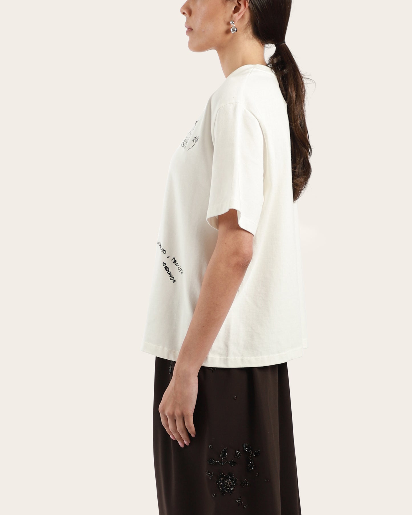 Instante Embroidered T-Shirt White