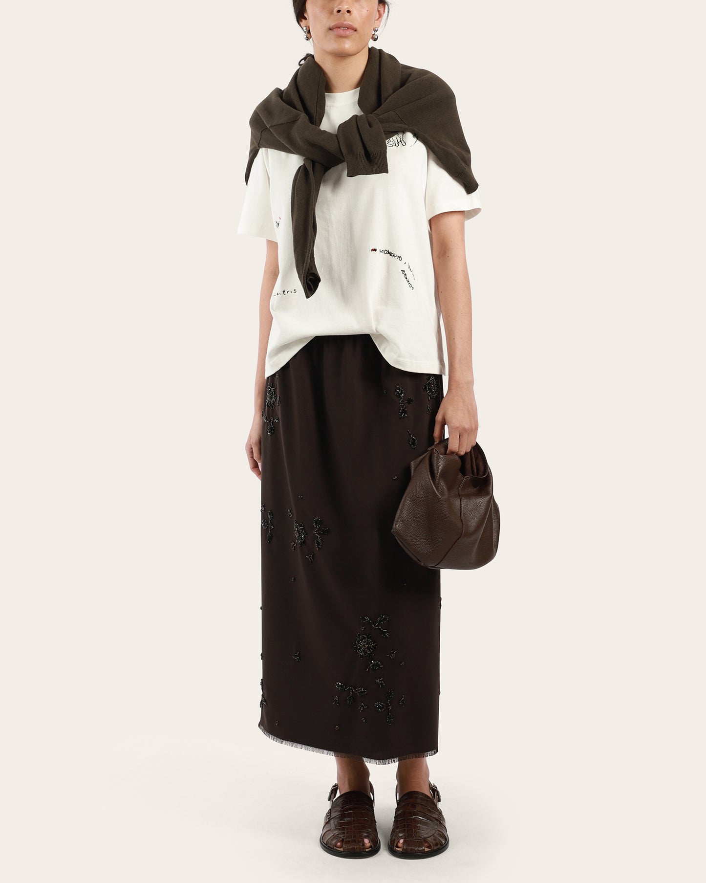 Instante Embroidered T-Shirt White