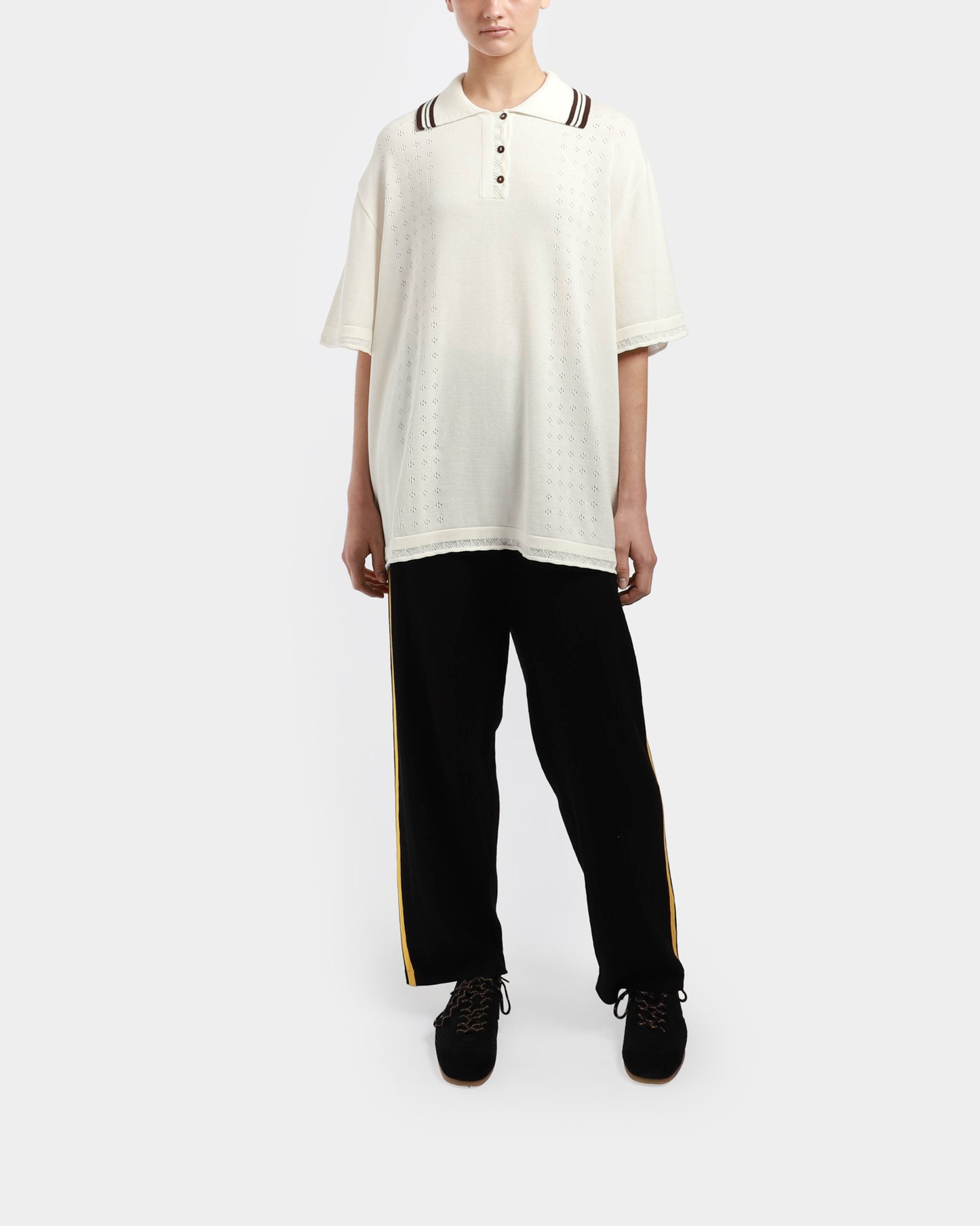 Pointelle Polo