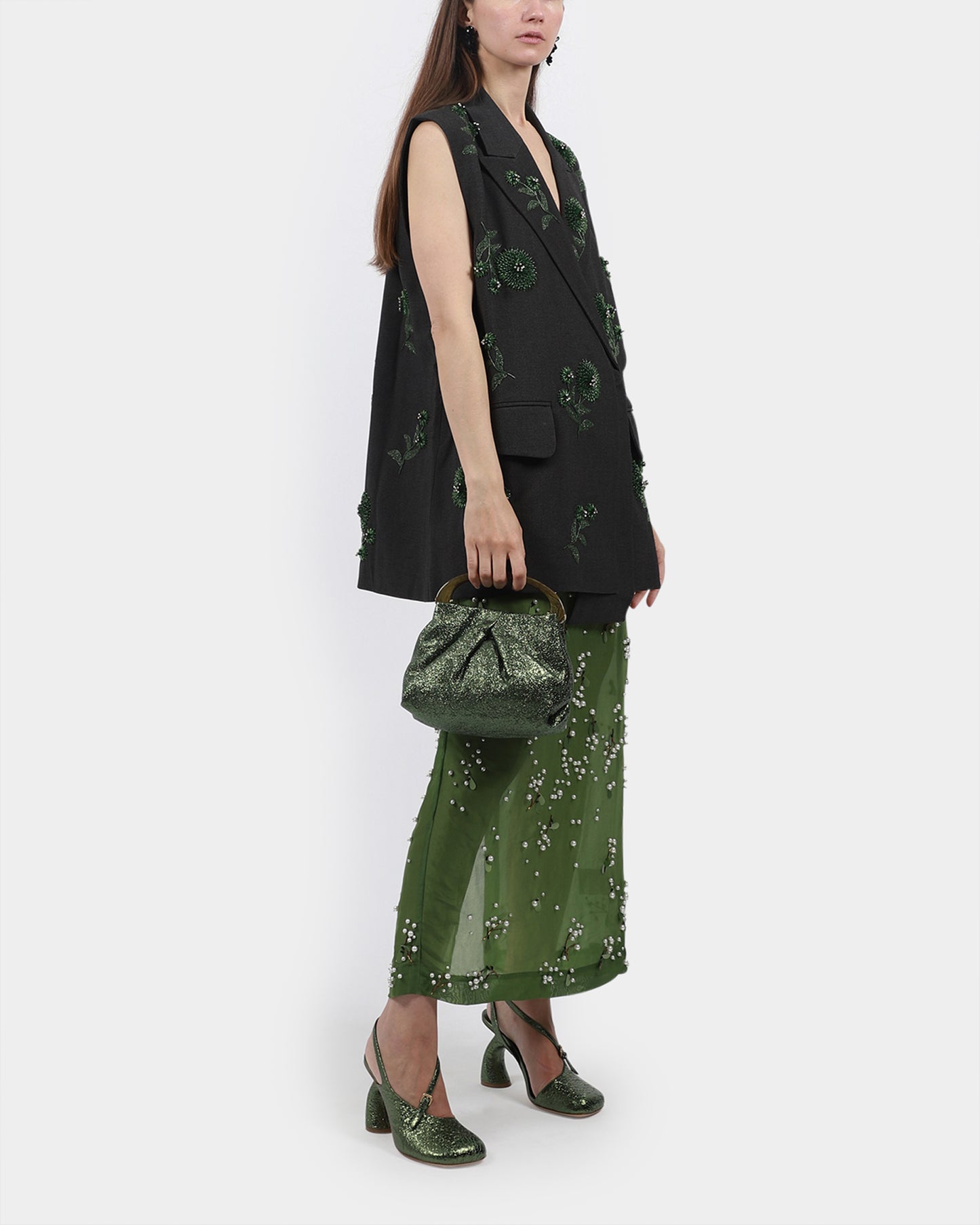 Marigold Embellished Vest