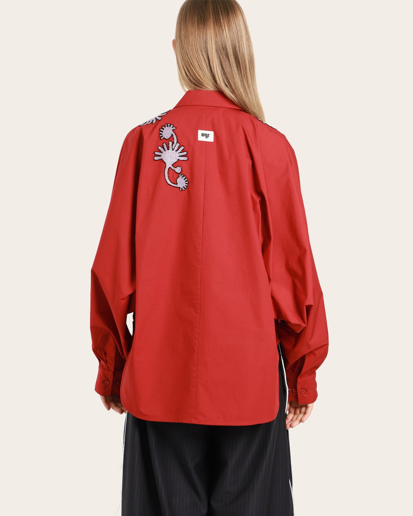 Tie Up Batwing Shirt