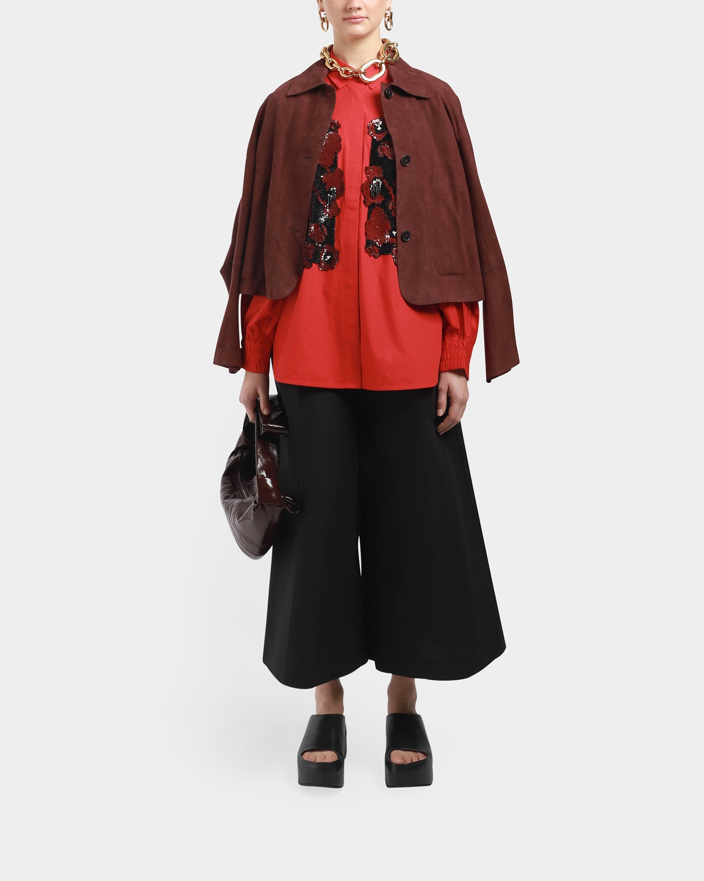 Double Fresco Batwing Shirt