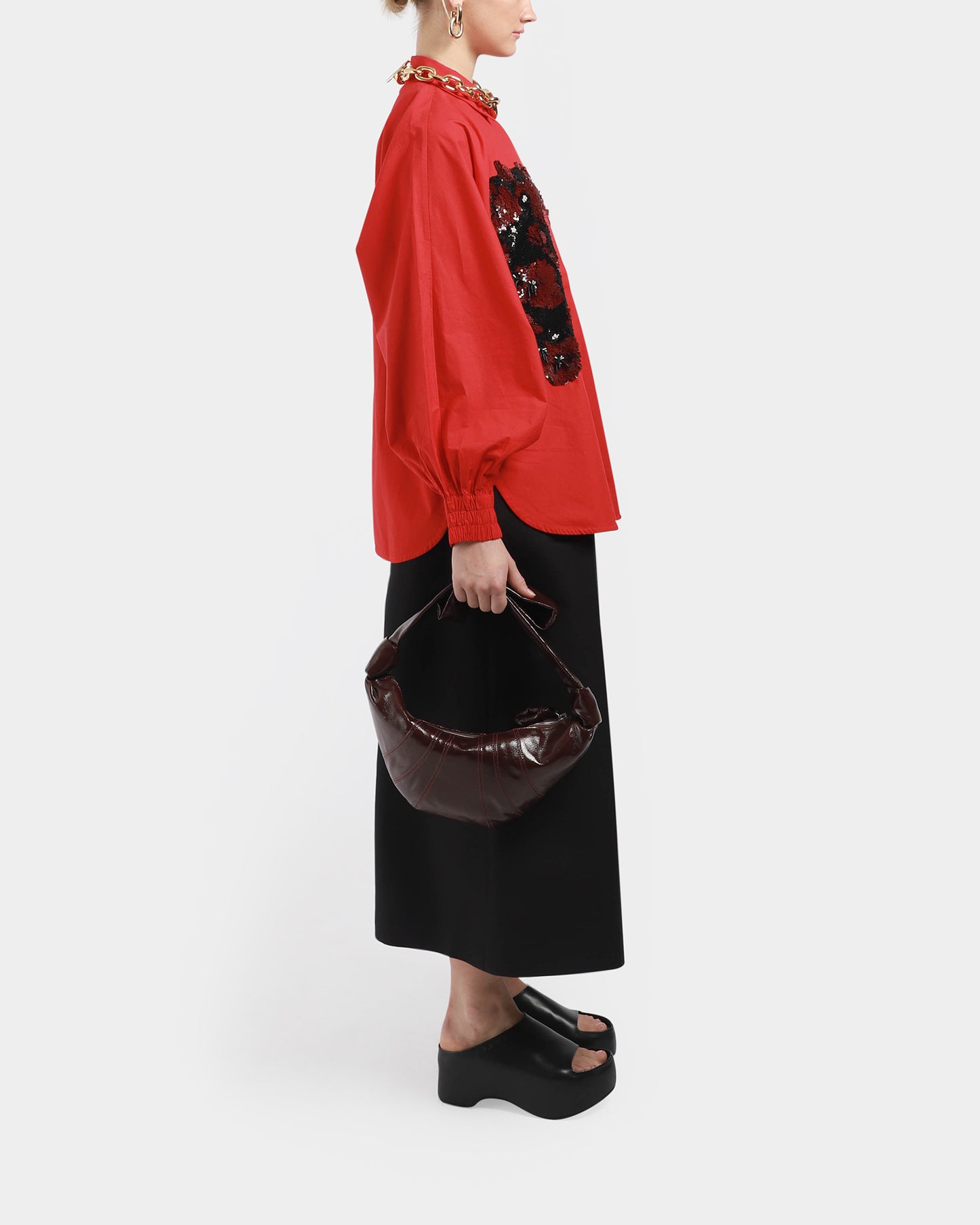 Double Fresco Batwing Shirt