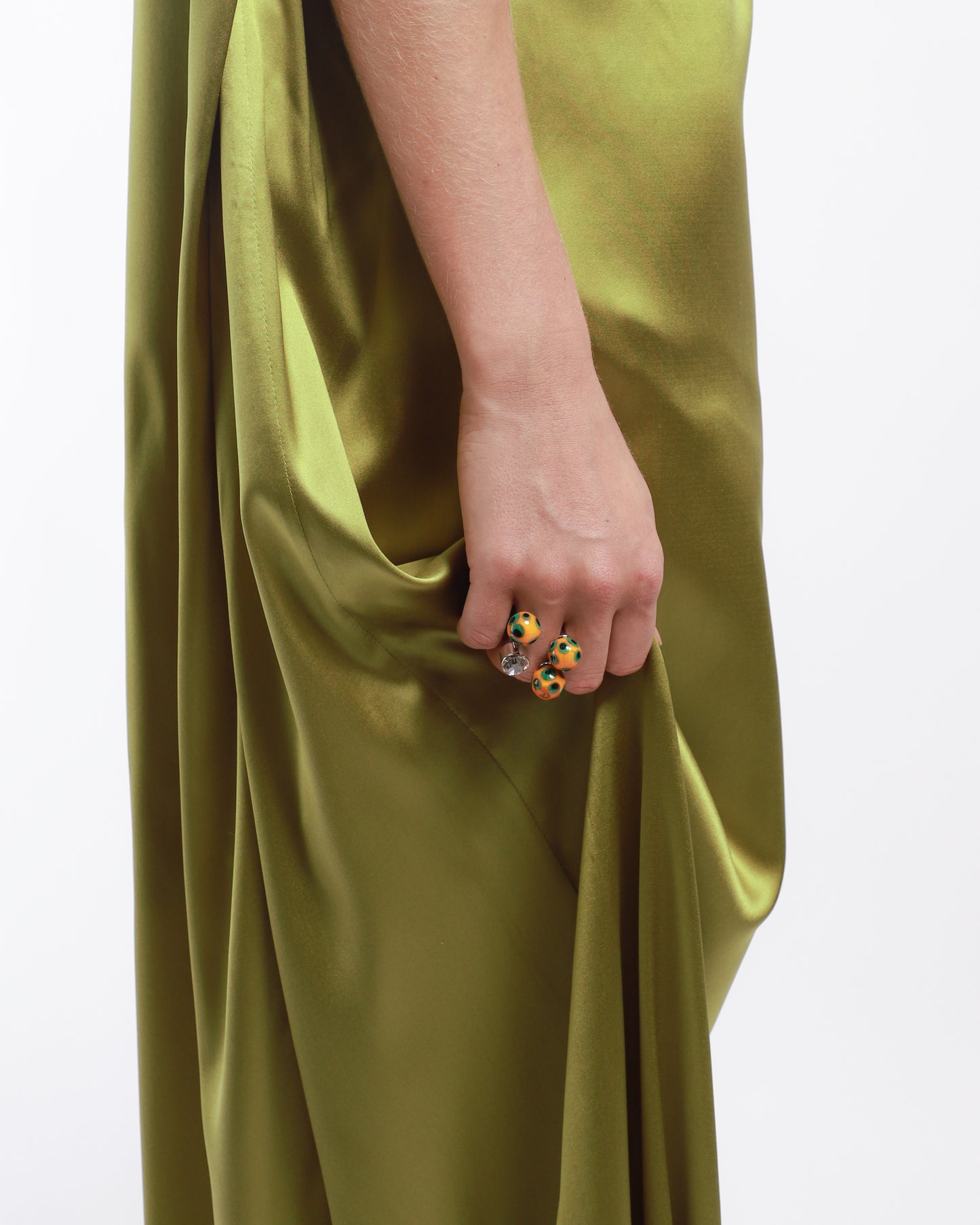 Coloured Bobble Ring Set