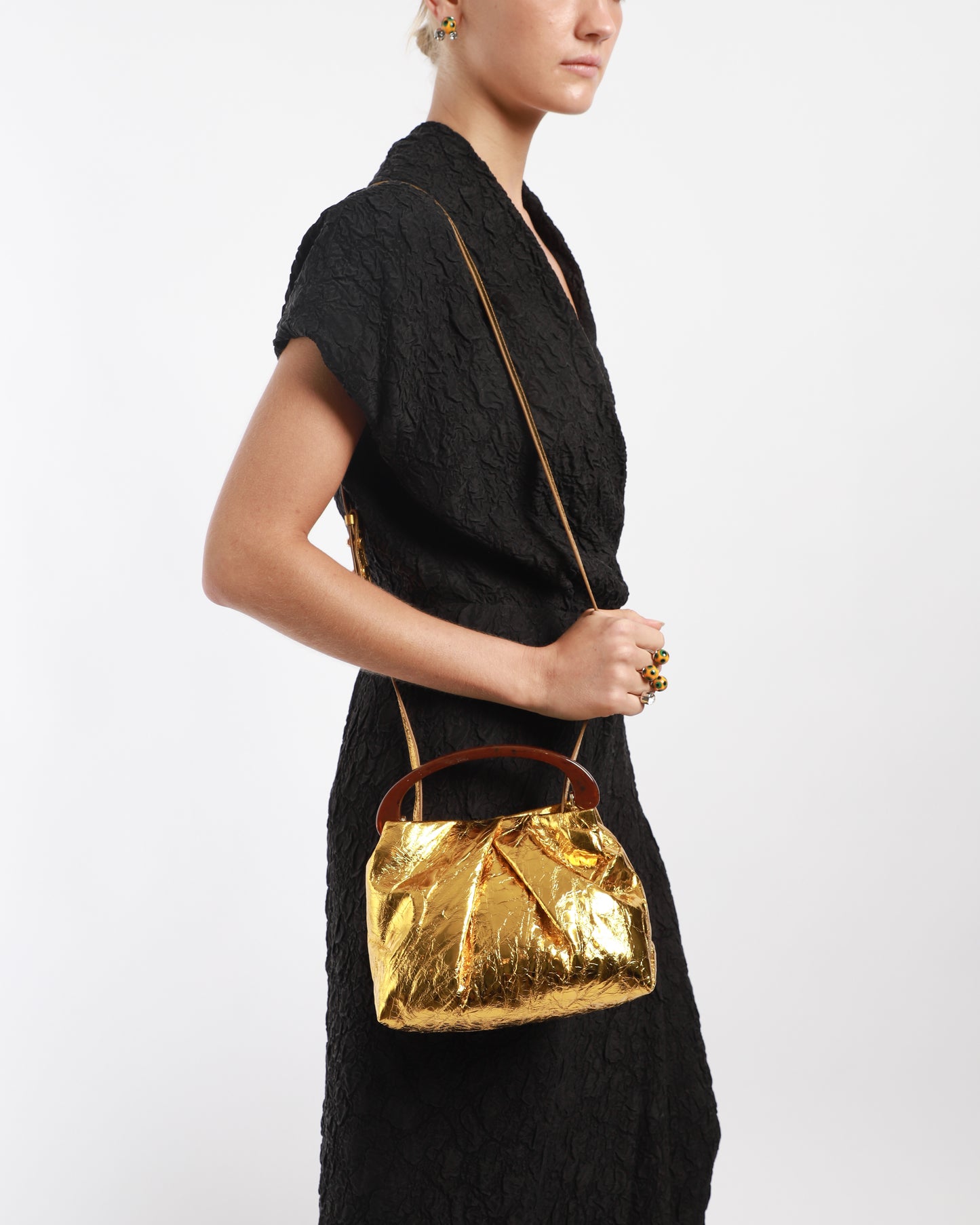 Crisp Top Handle Bag