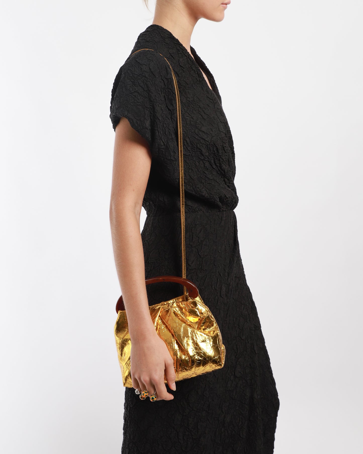 Crisp Top Handle Bag