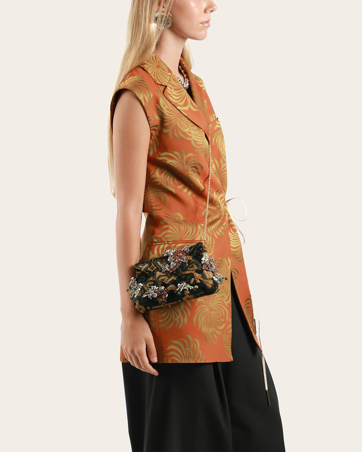Embellished Envelope Bag