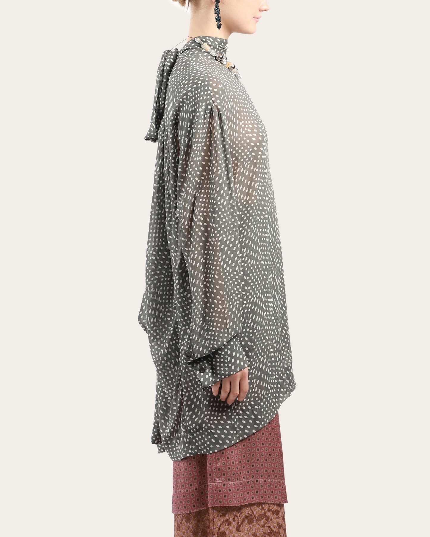 Chaddy Spot Blouse