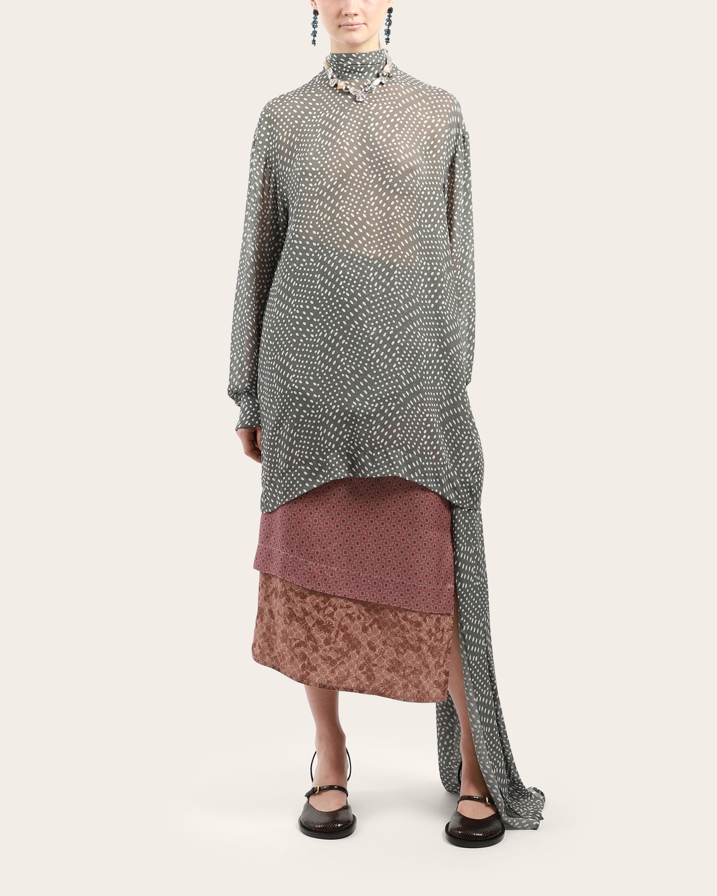 Chaddy Spot Blouse