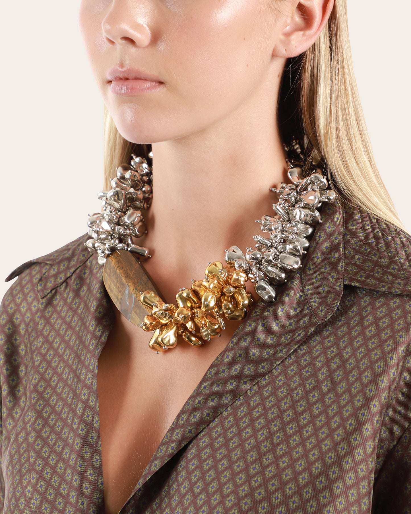 Metal Bead Necklace
