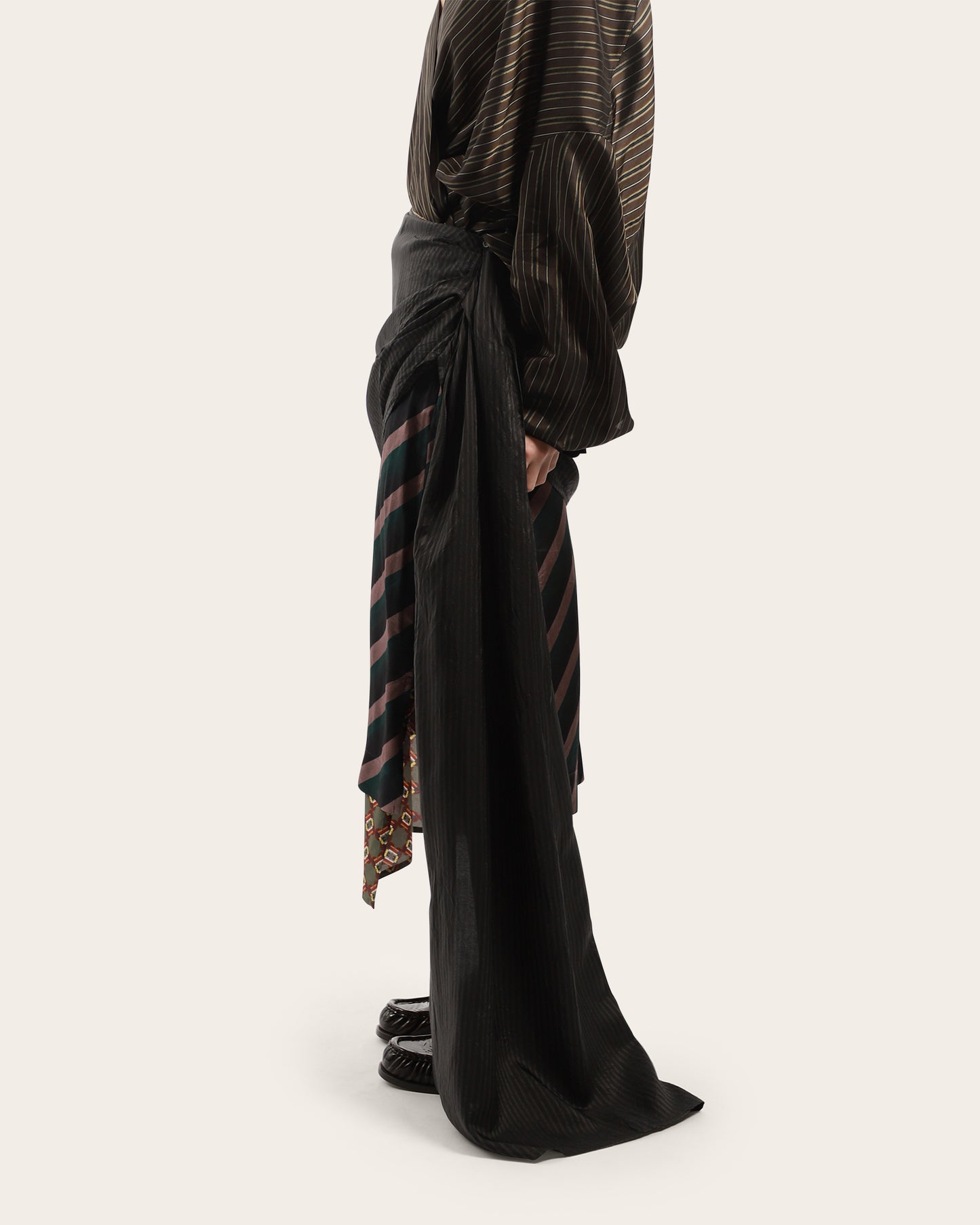 Senice Stripe Skirt