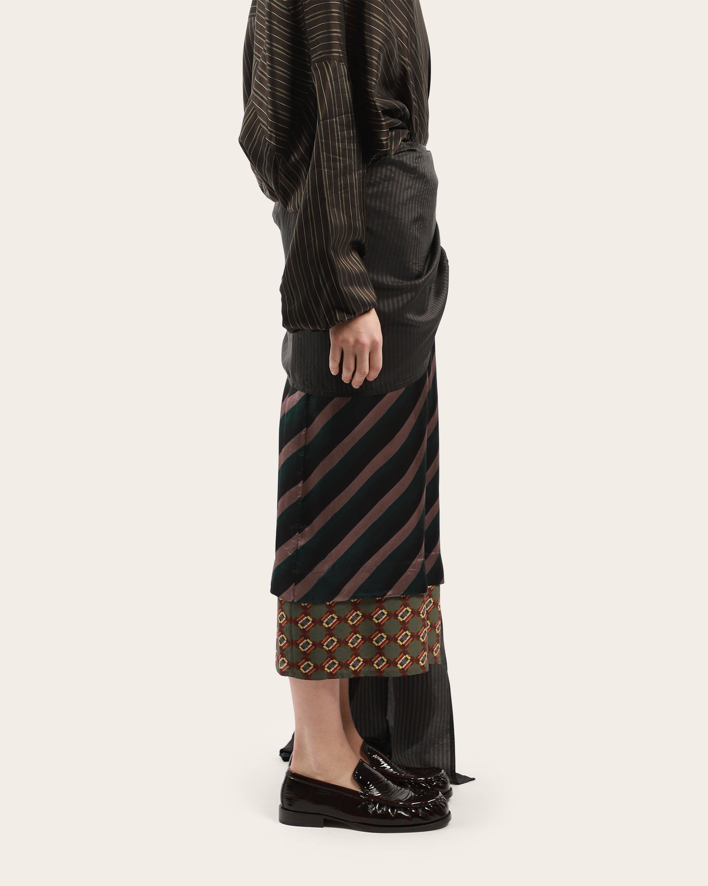Senice Stripe Skirt
