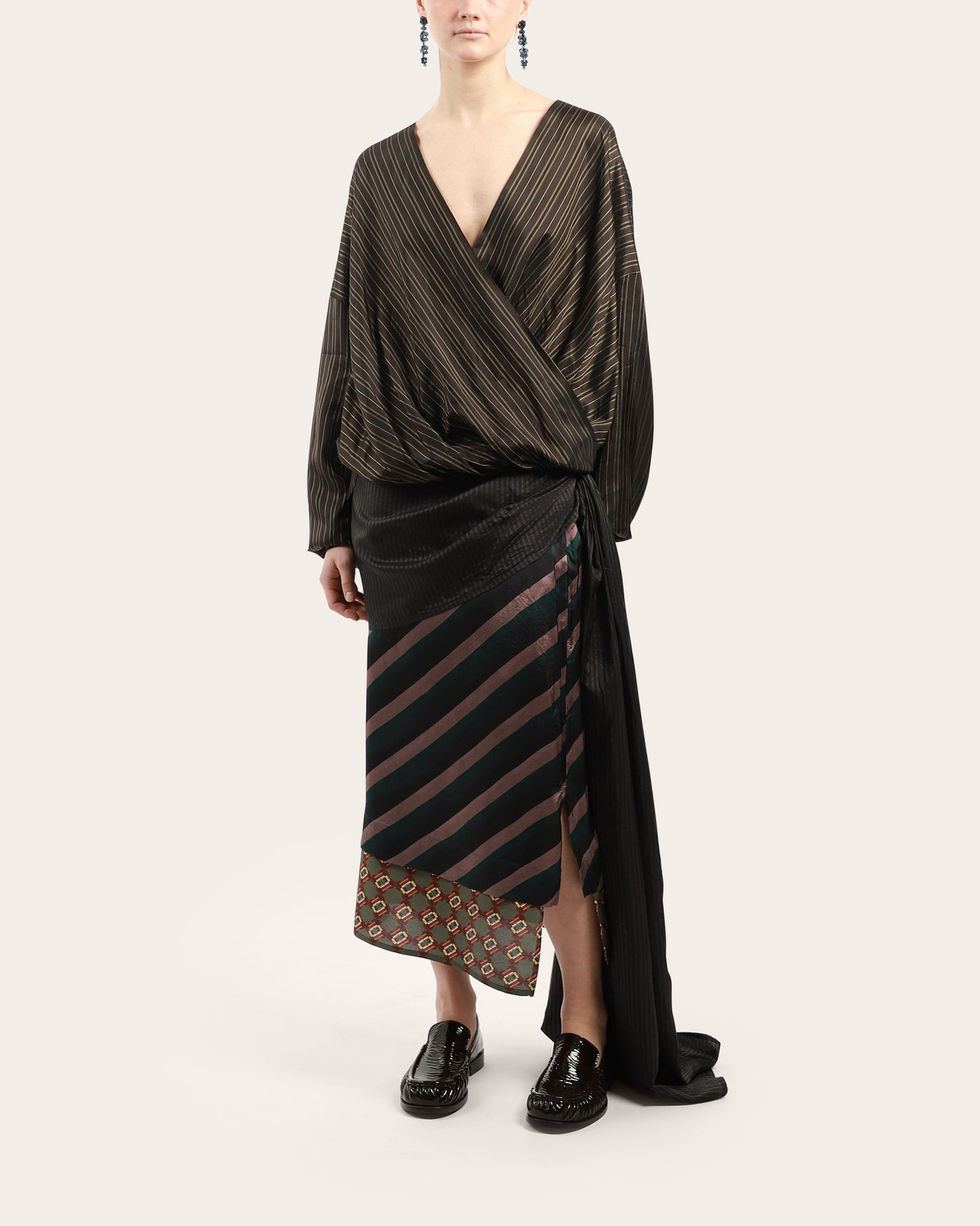 Senice Stripe Skirt