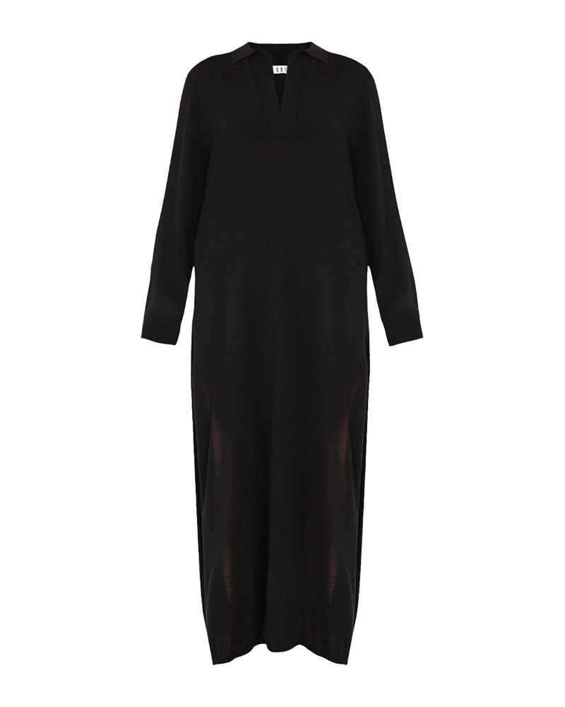 esse-amor-collected-knit-dress-black