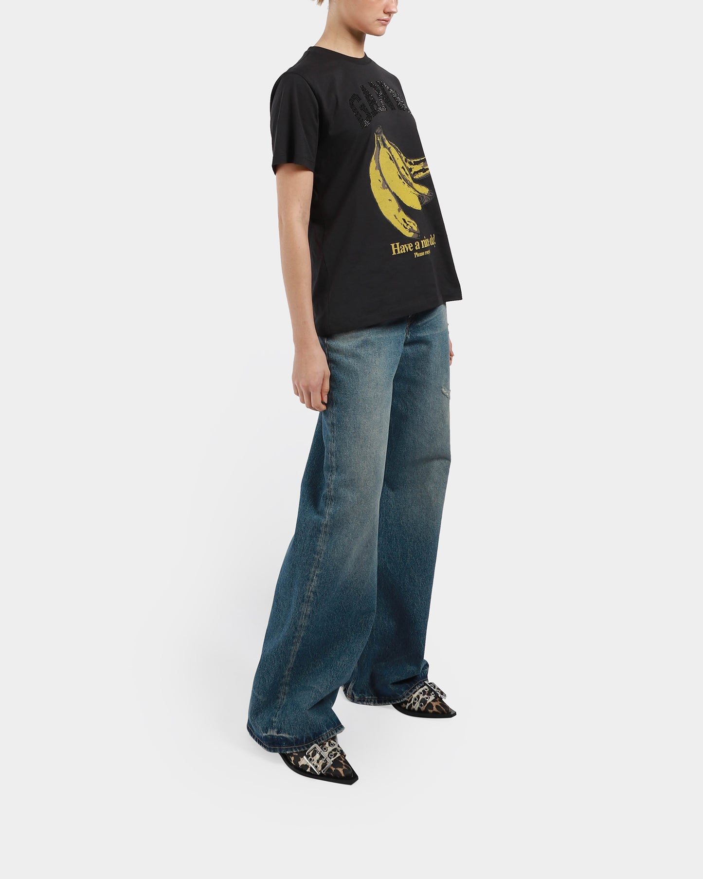 Basic Jersey Banana Relaxed T-shirt