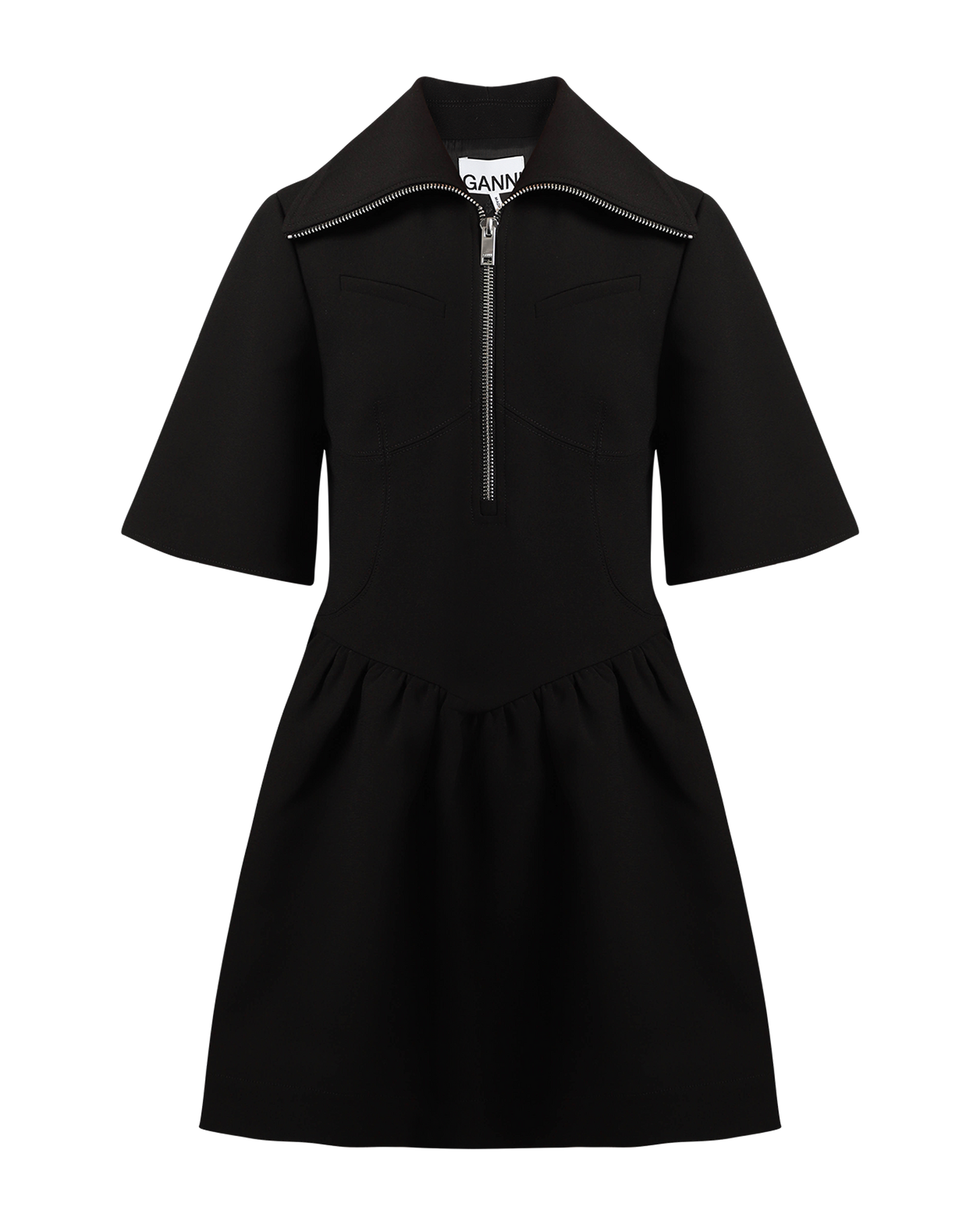 Bonded Crepe Mini Dress