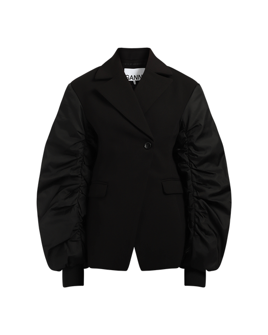 Bonded Crepe Mix Jacket