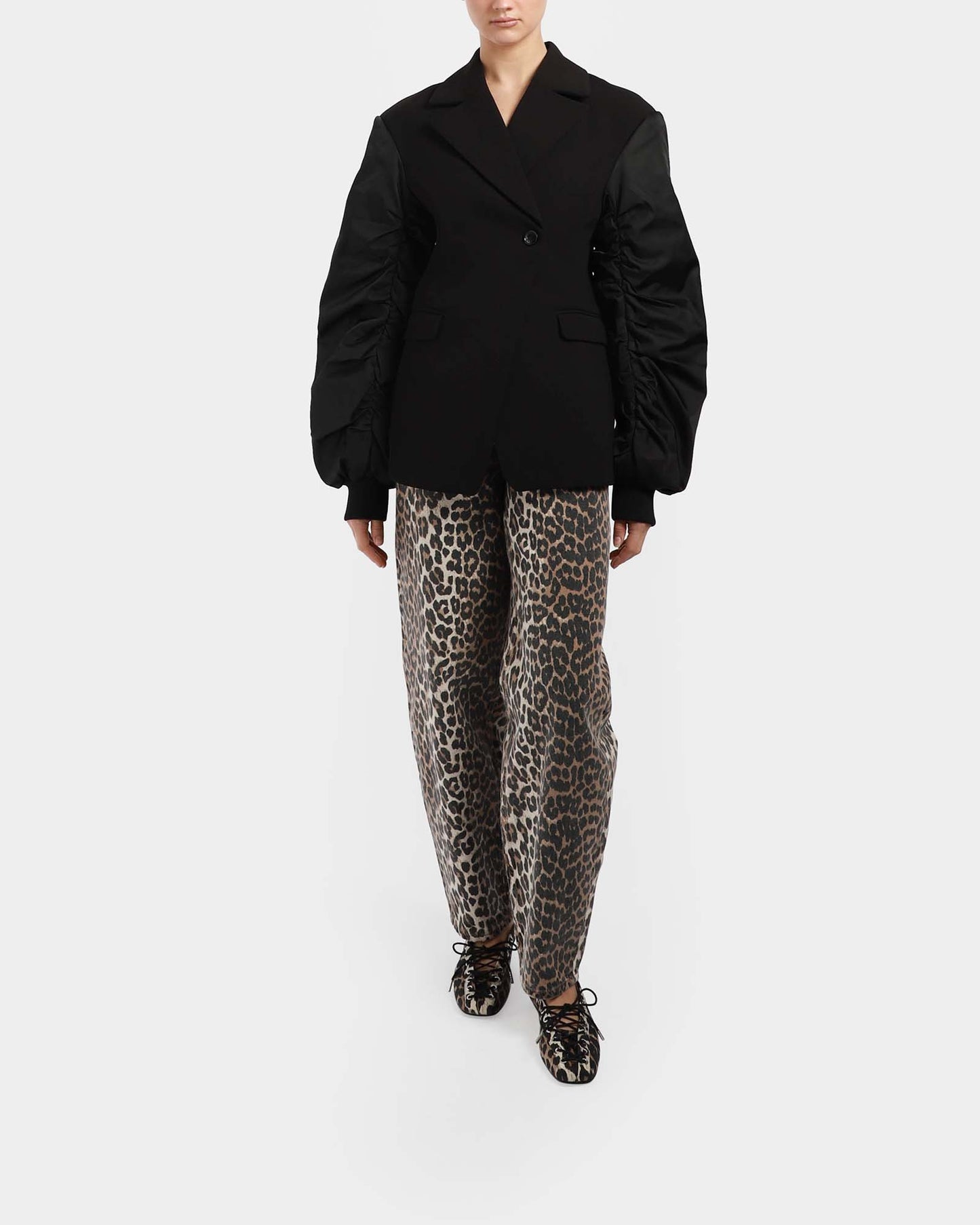 Bonded Crepe Mix Jacket