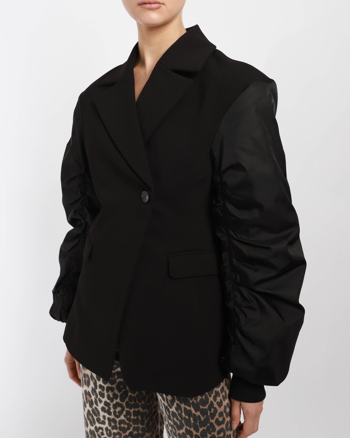 Bonded Crepe Mix Jacket