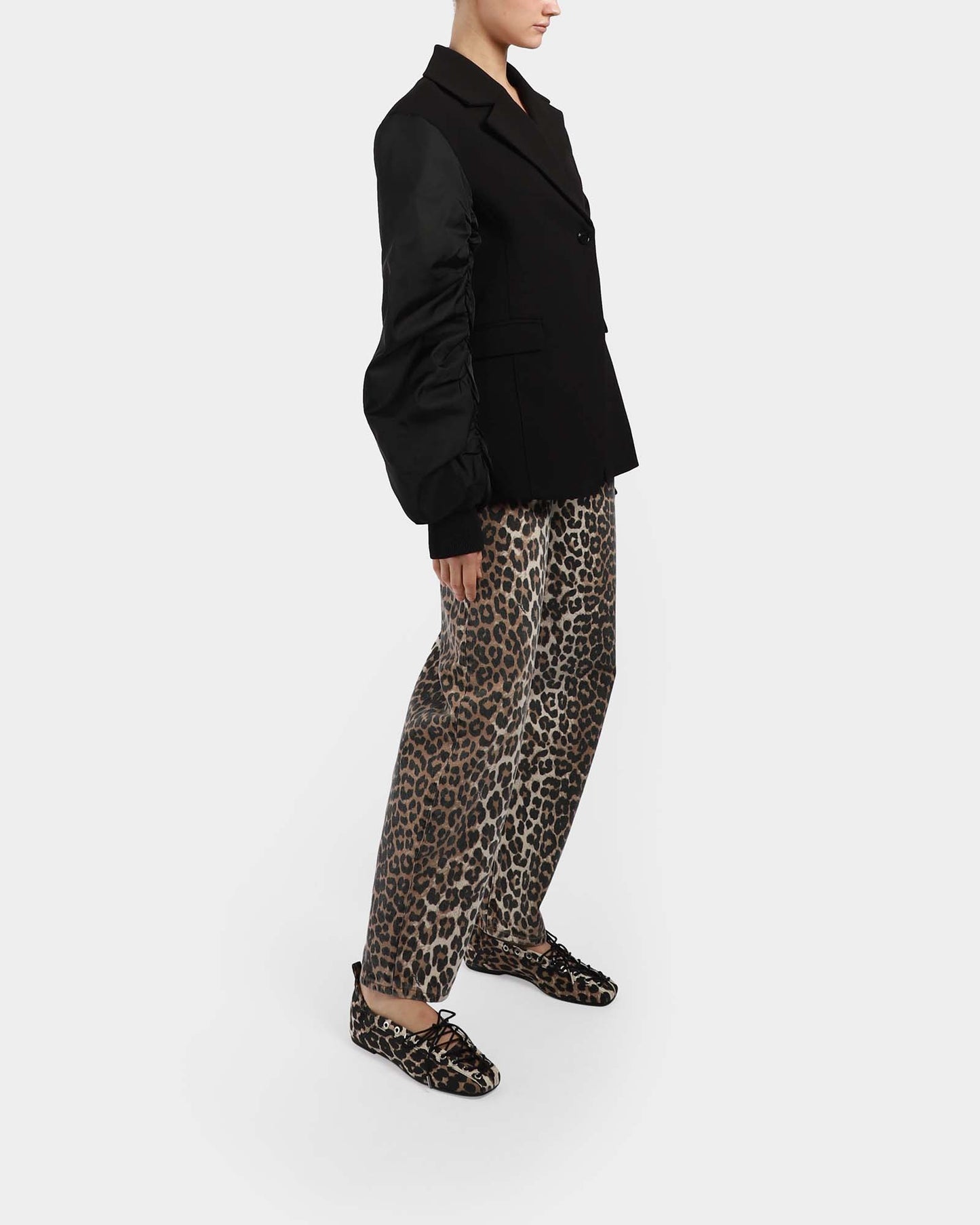 Bonded Crepe Mix Jacket