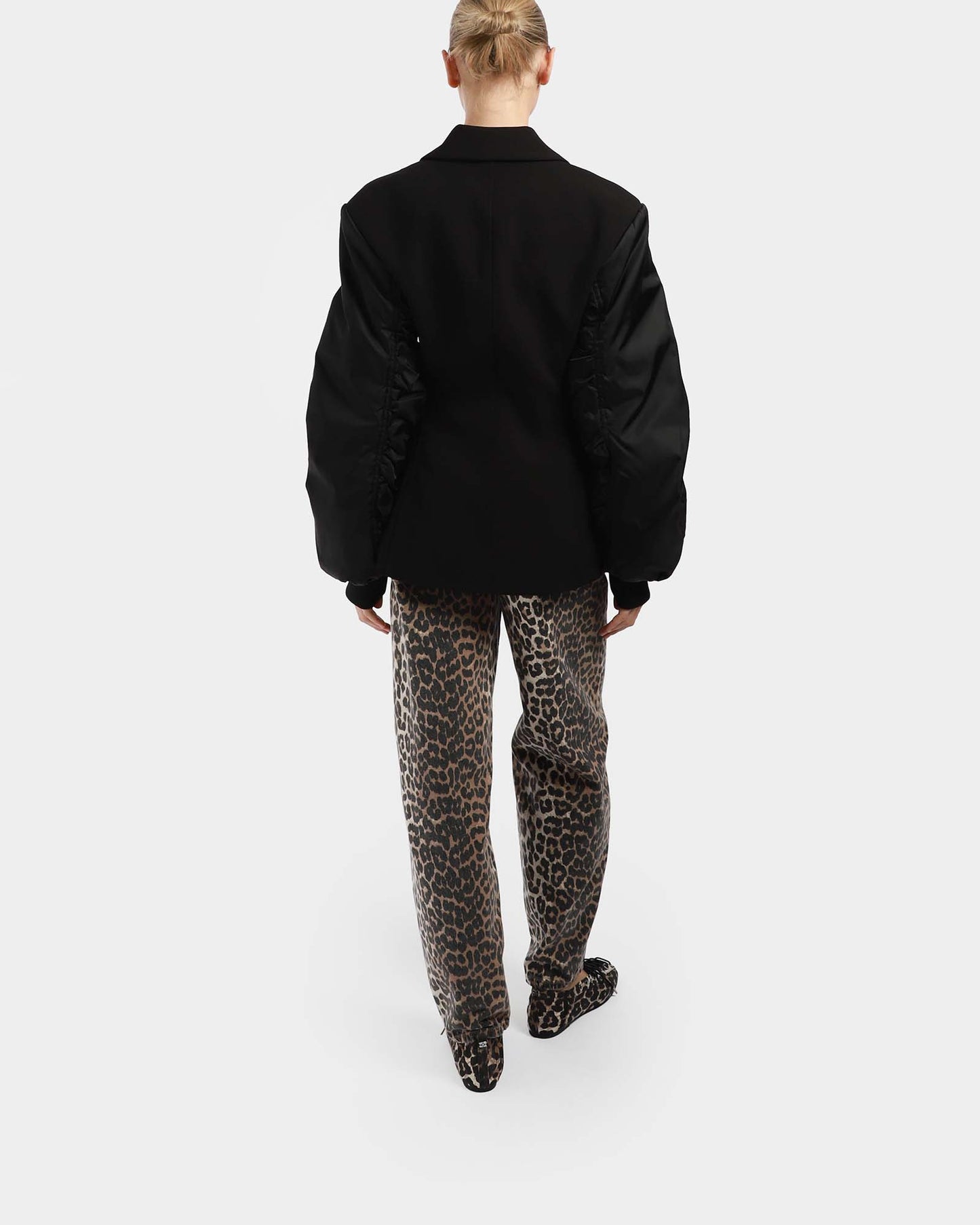 Bonded Crepe Mix Jacket