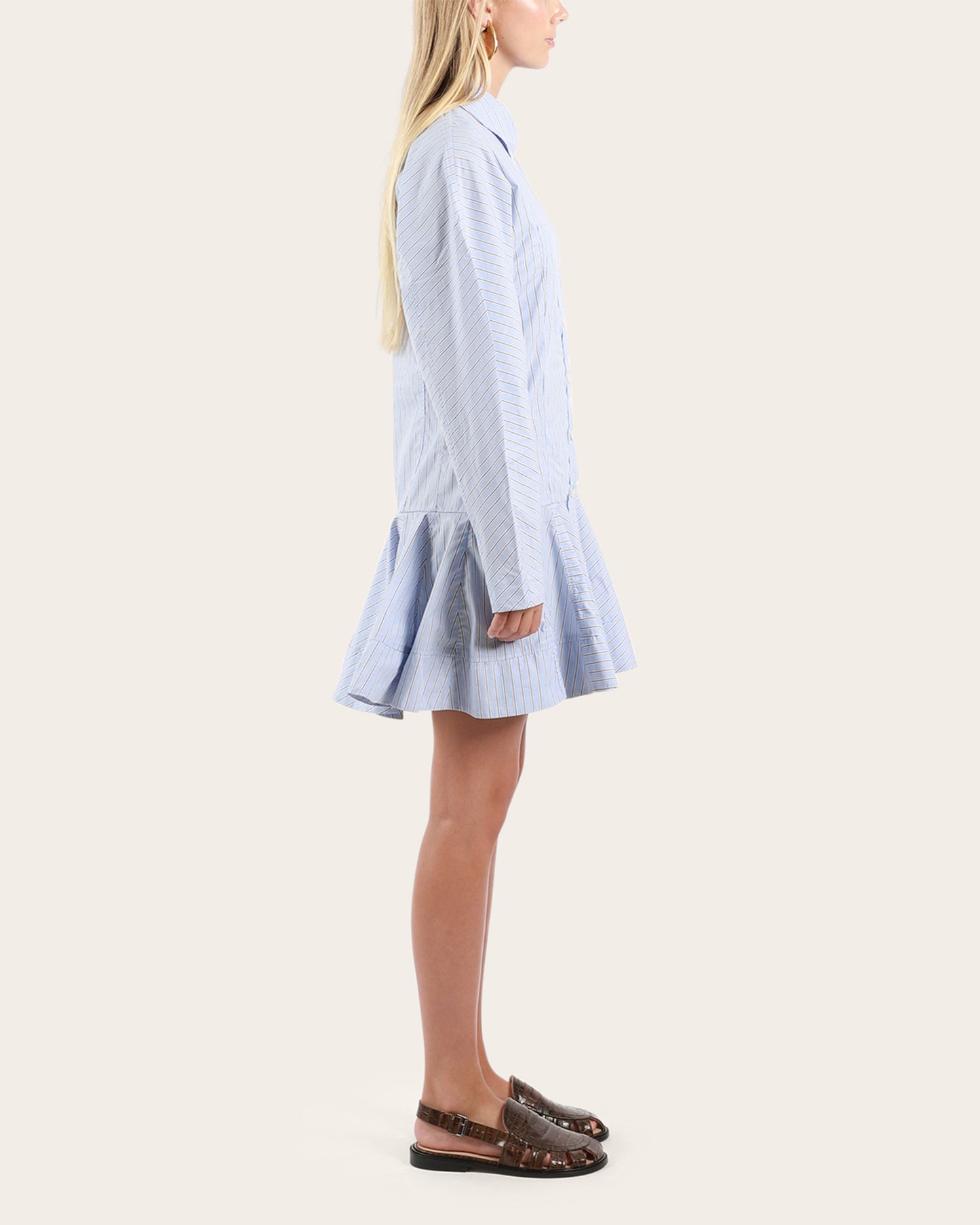 Buttoned Mini Dress