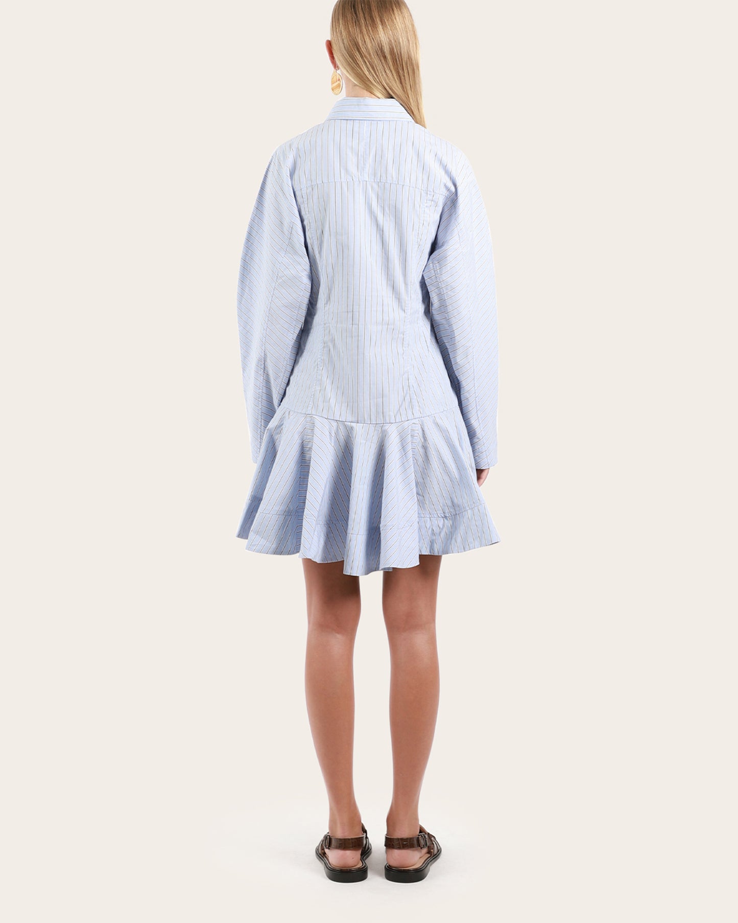 Buttoned Mini Dress