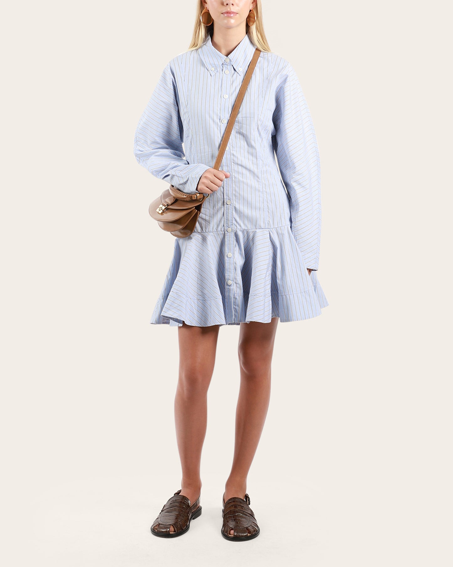Buttoned Mini Dress