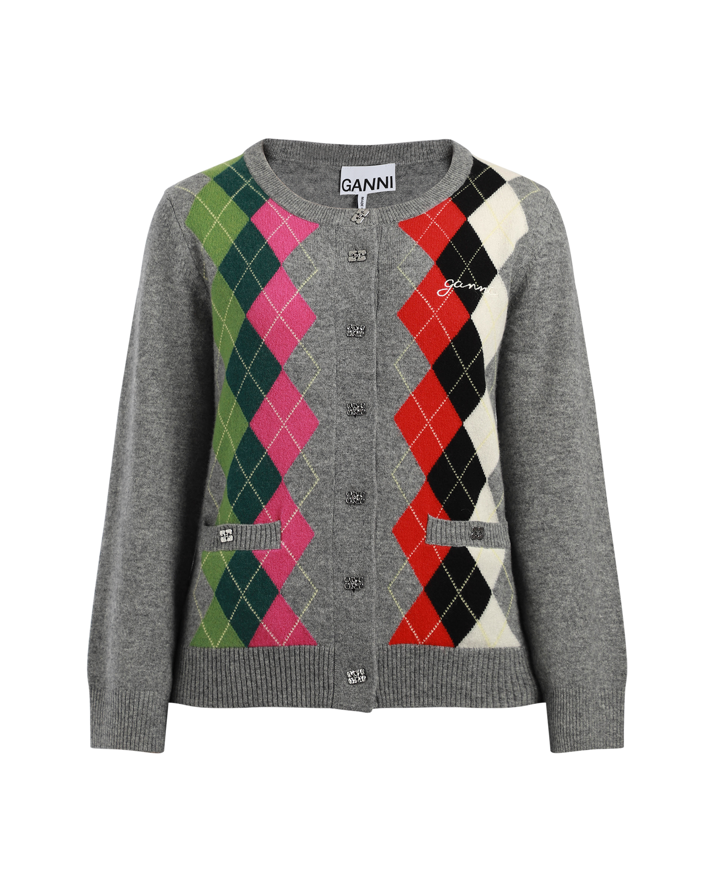 Cashmere Wool Mix Cardigan