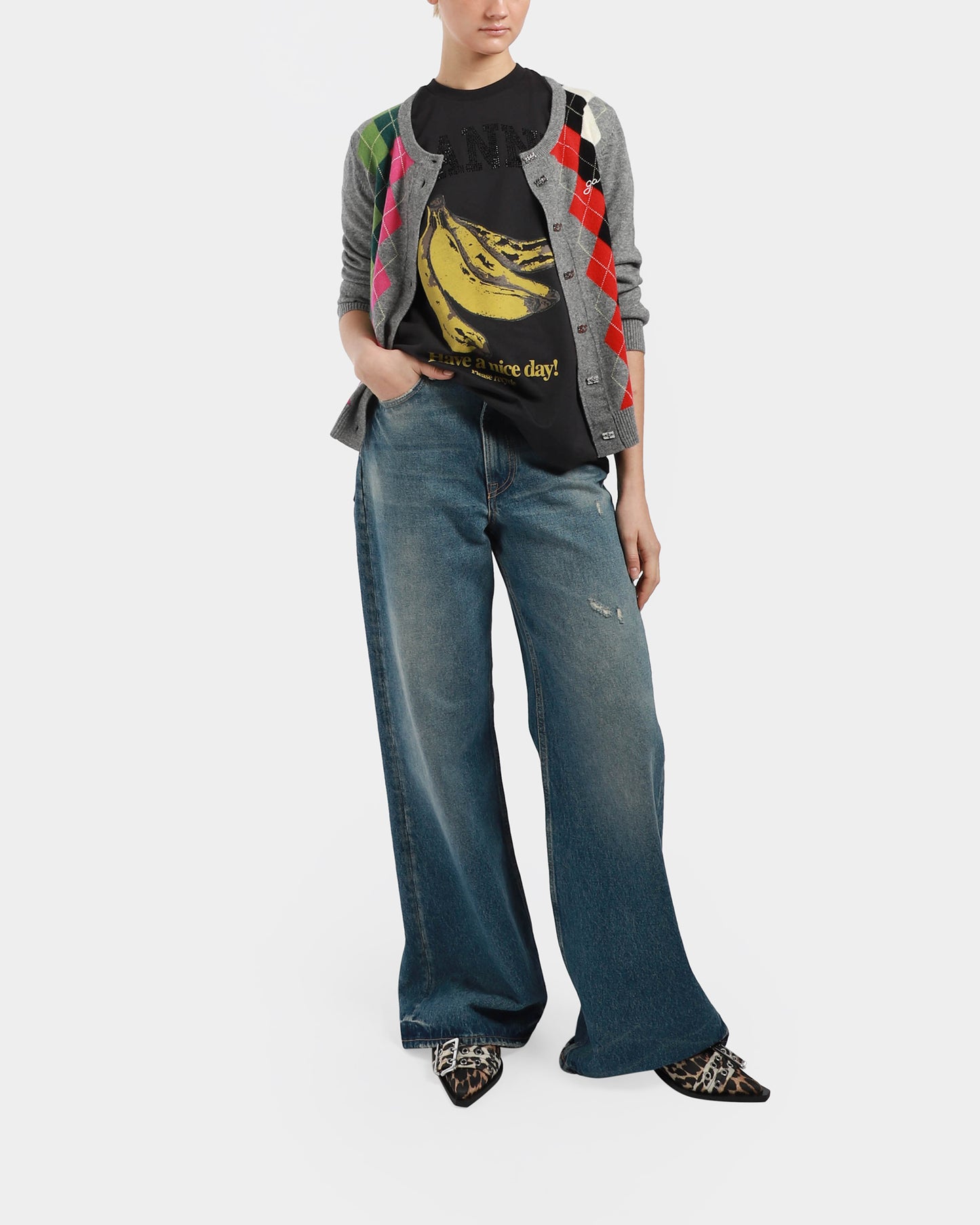 Cashmere Wool Mix Cardigan