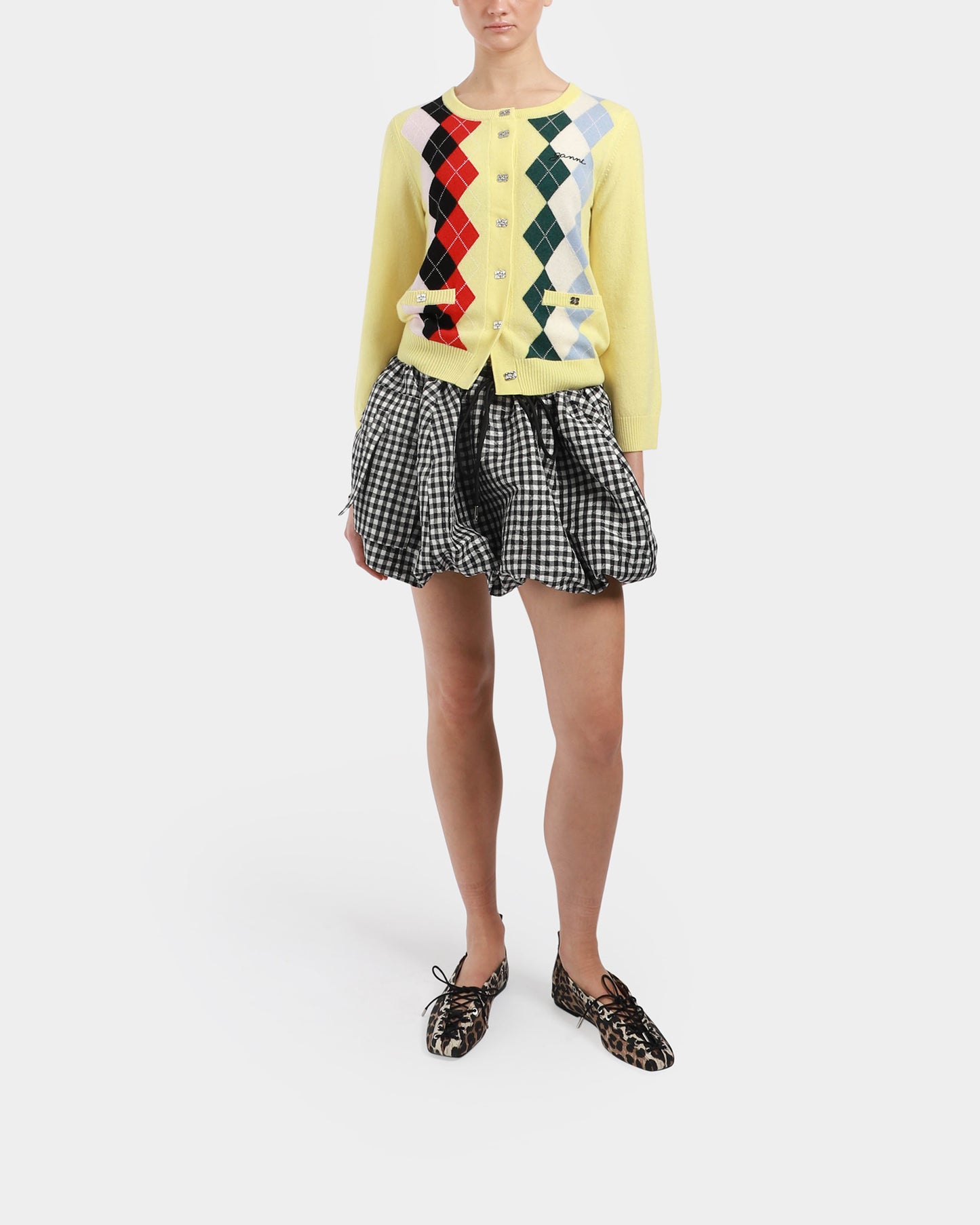 Cashmere Wool Mix Cardigan