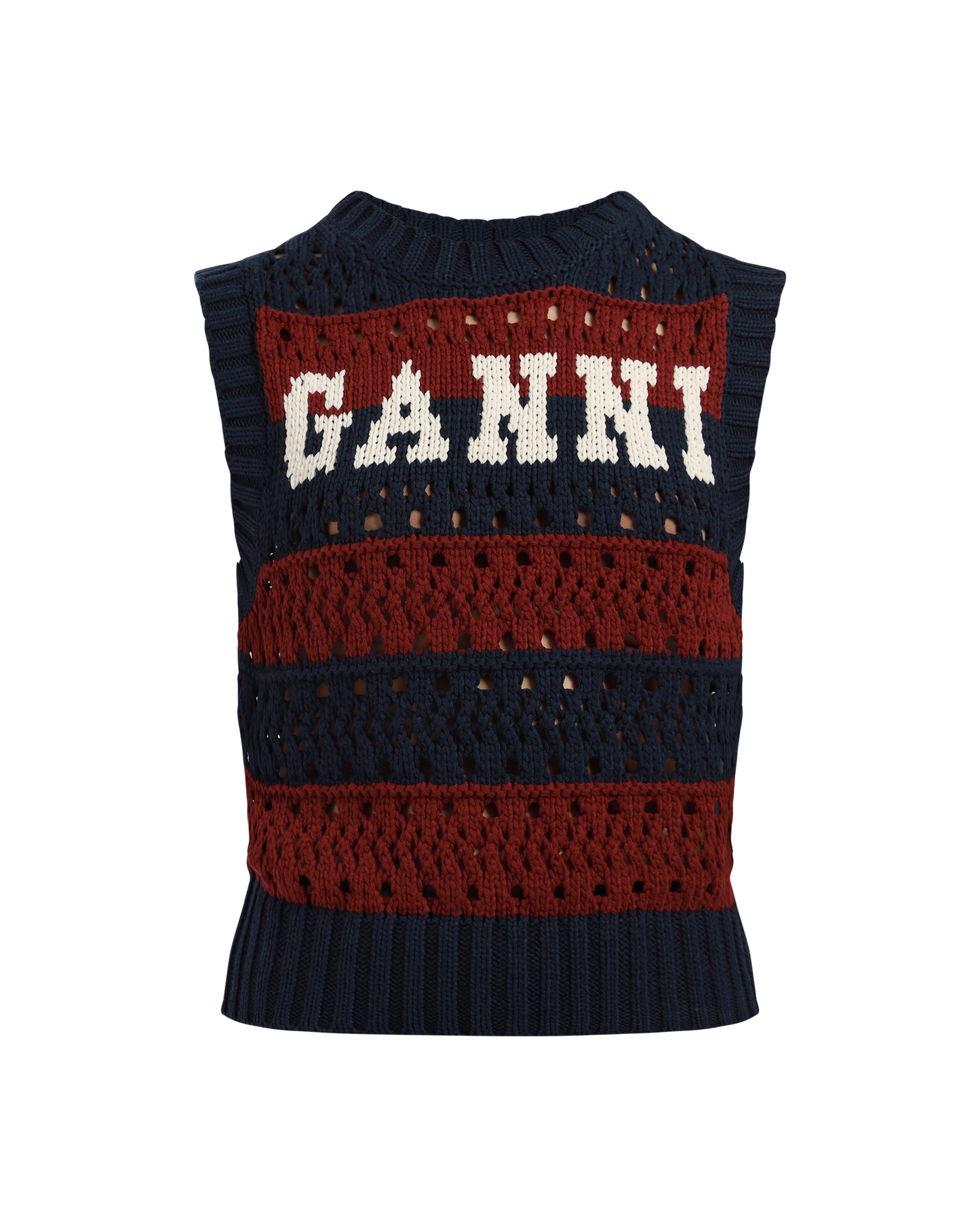 Cotton Mix Striped Vest