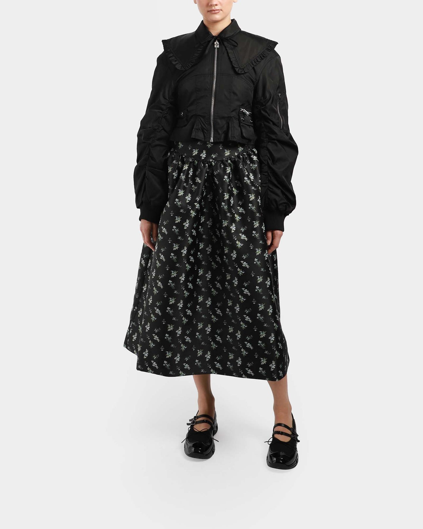 Duchesse Nylon Fitted Jacket