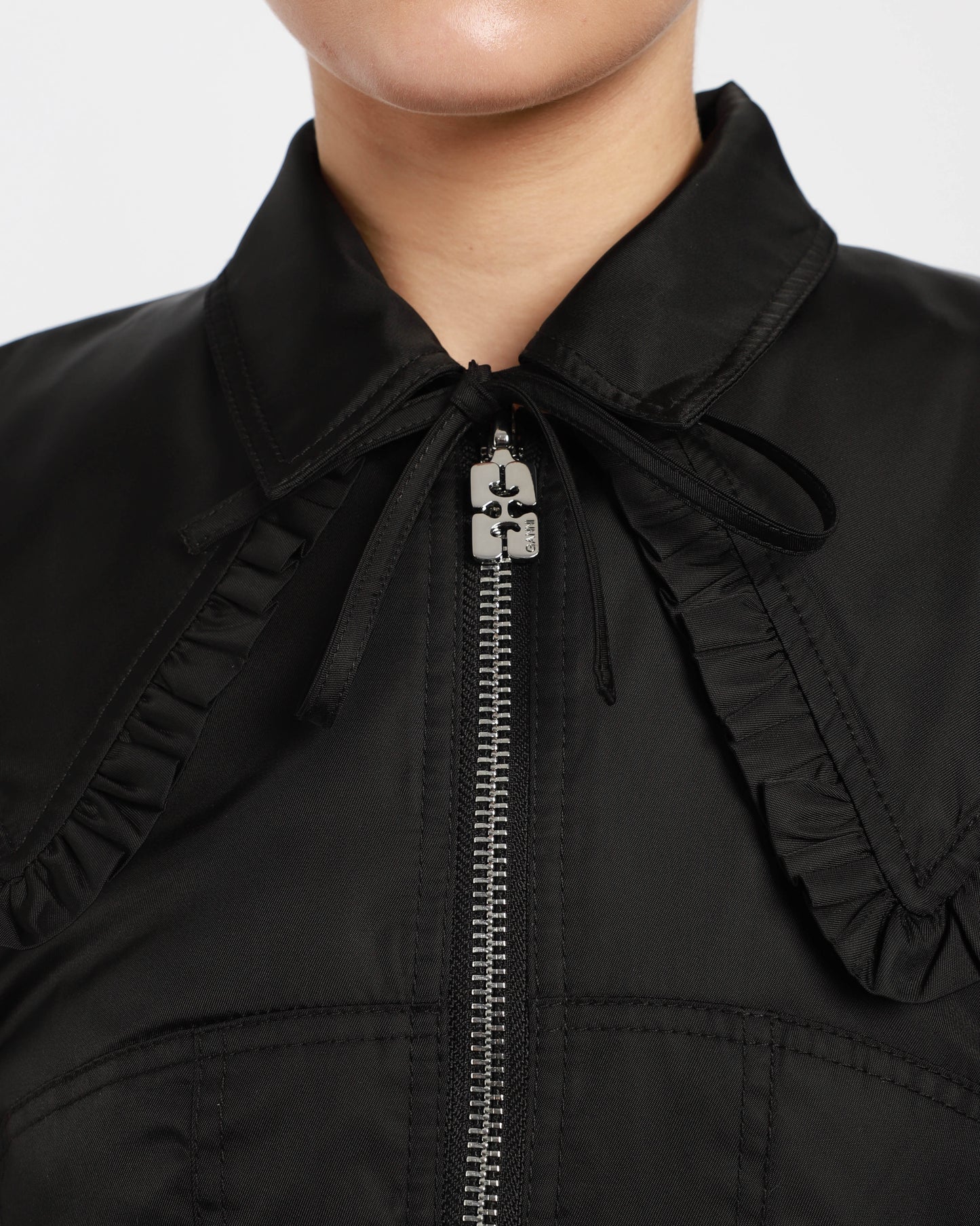 Duchesse Nylon Fitted Jacket