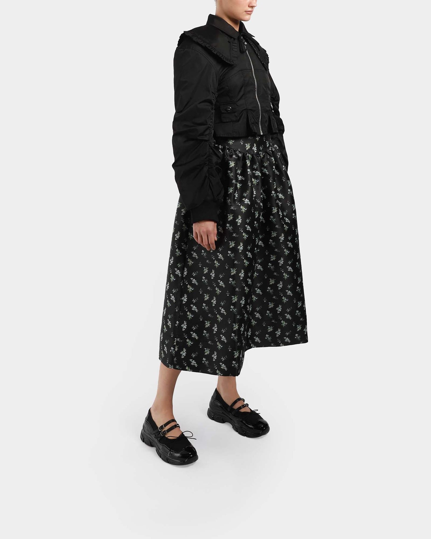 Duchesse Nylon Fitted Jacket