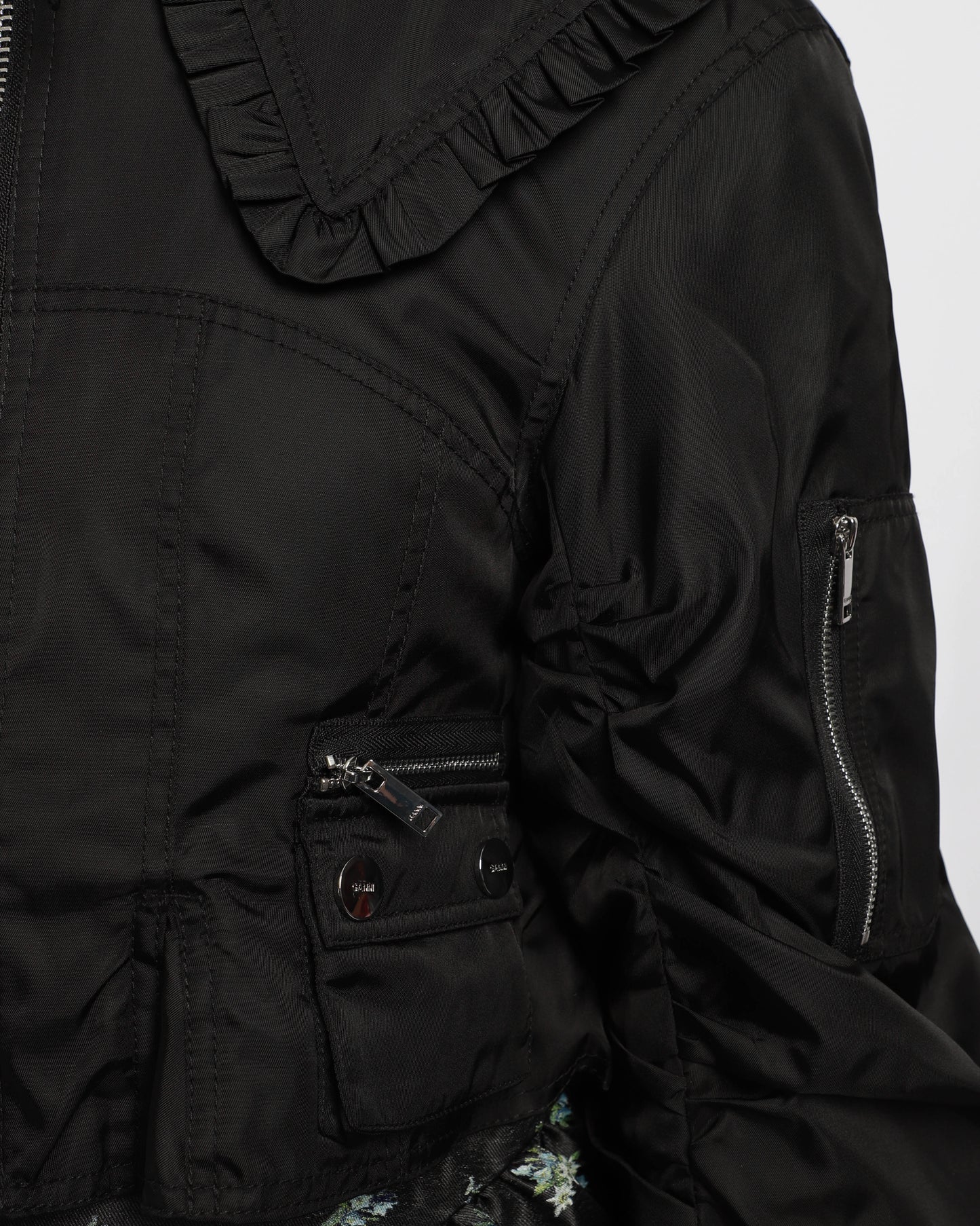 Duchesse Nylon Fitted Jacket