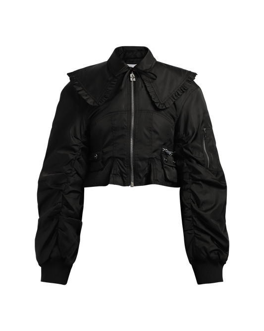 Duchesse Nylon Fitted Jacket