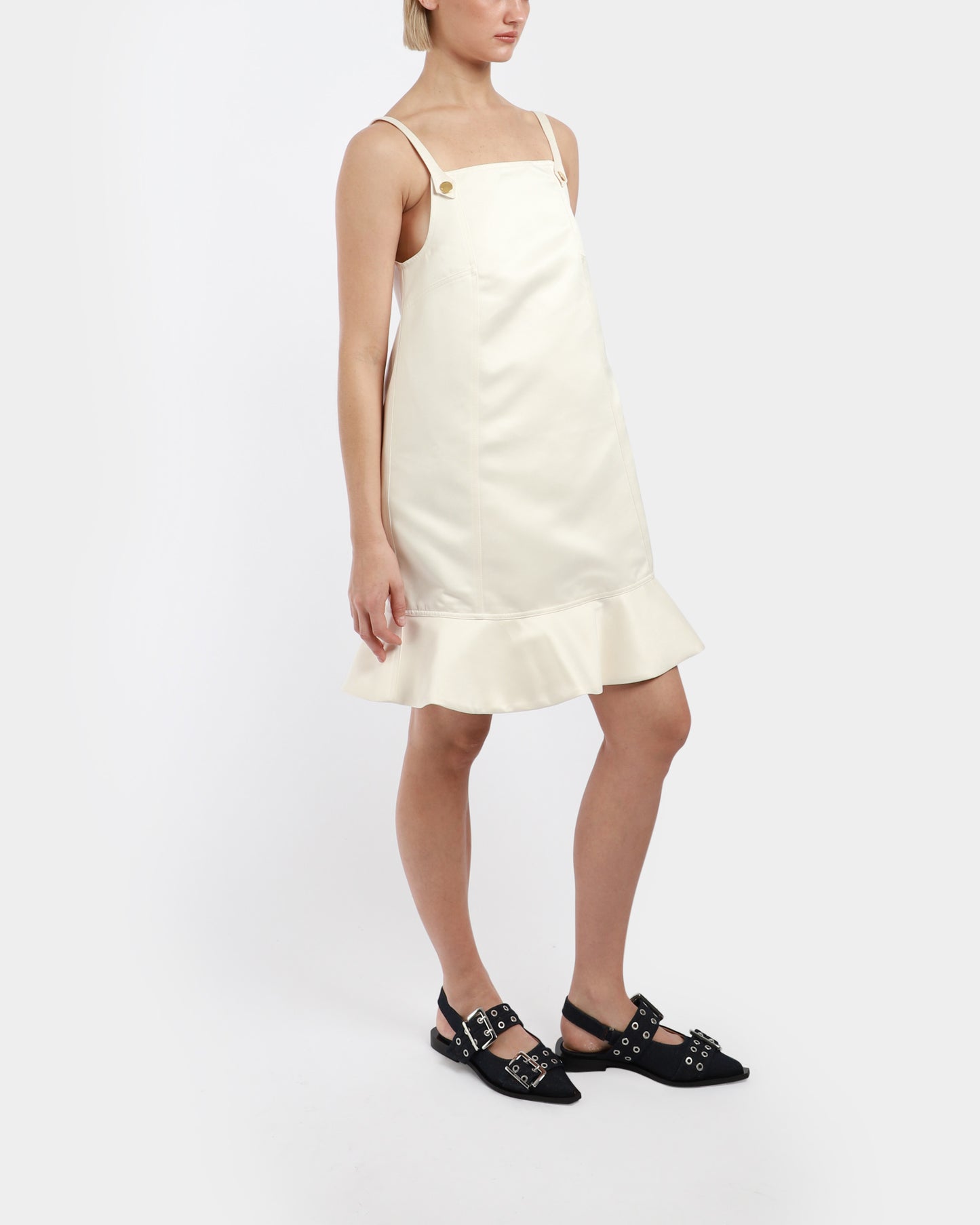 Duchesse Satin Mini Dress