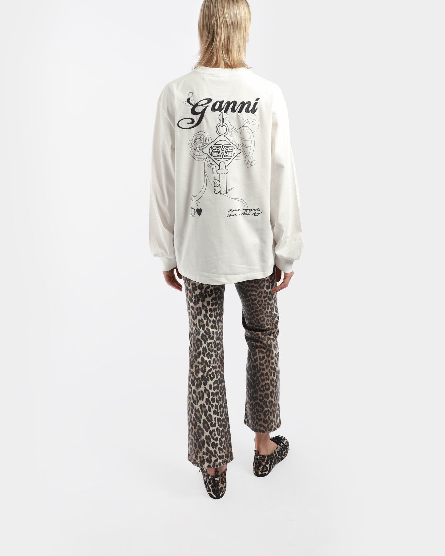 Leopard Betzy Cropped Jeans