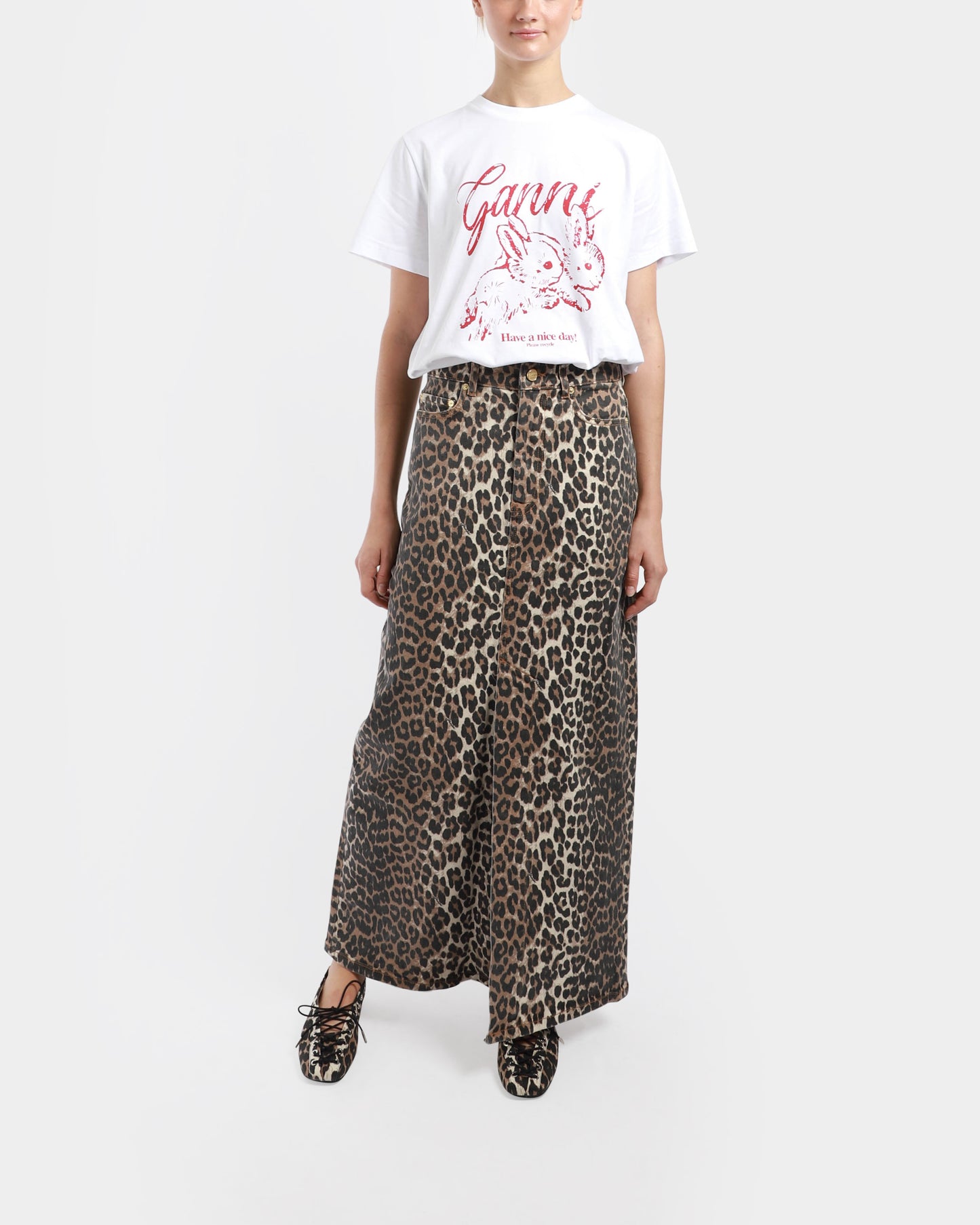 Leopard Maxi Skirt