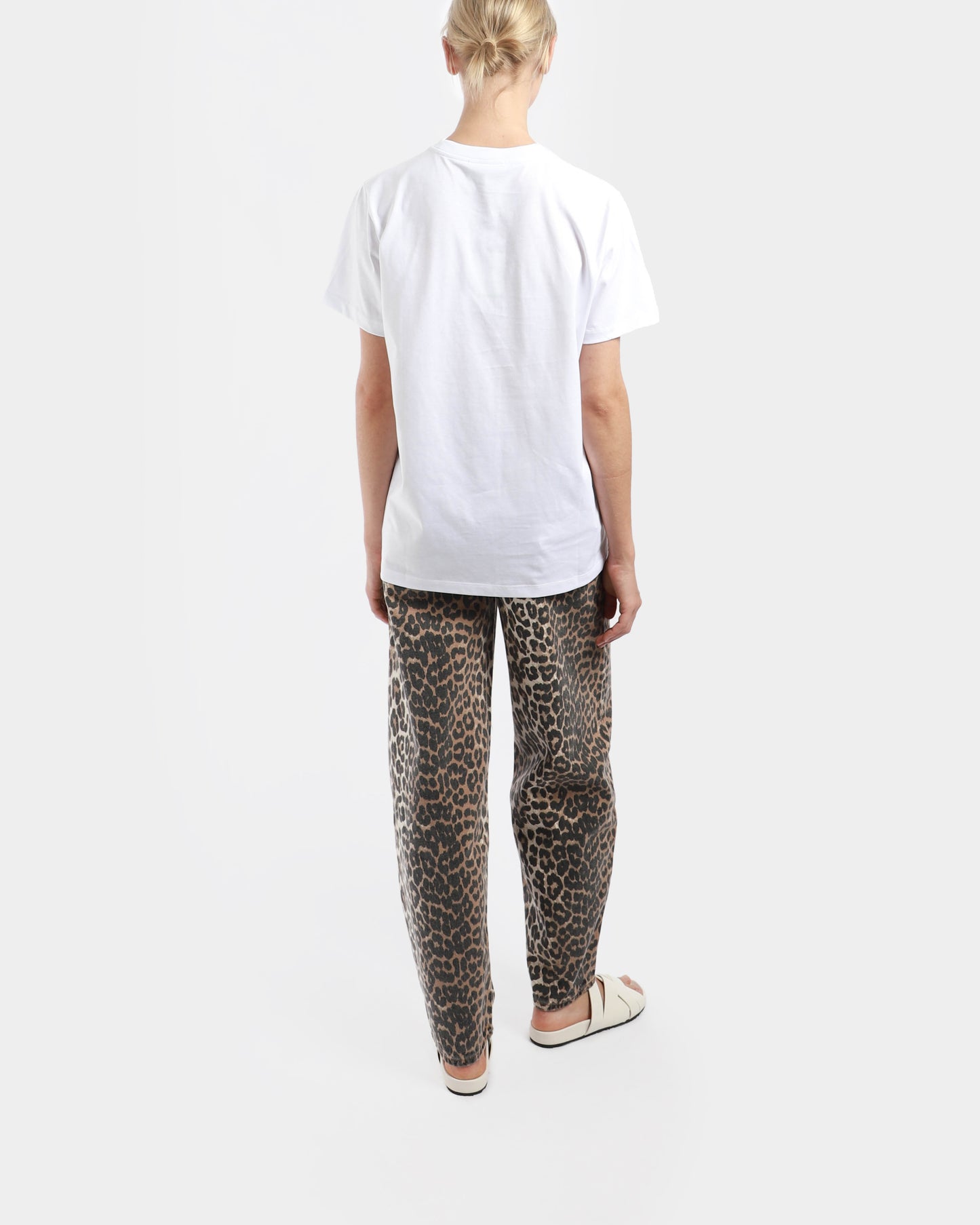 Leopard Stary Jeans
