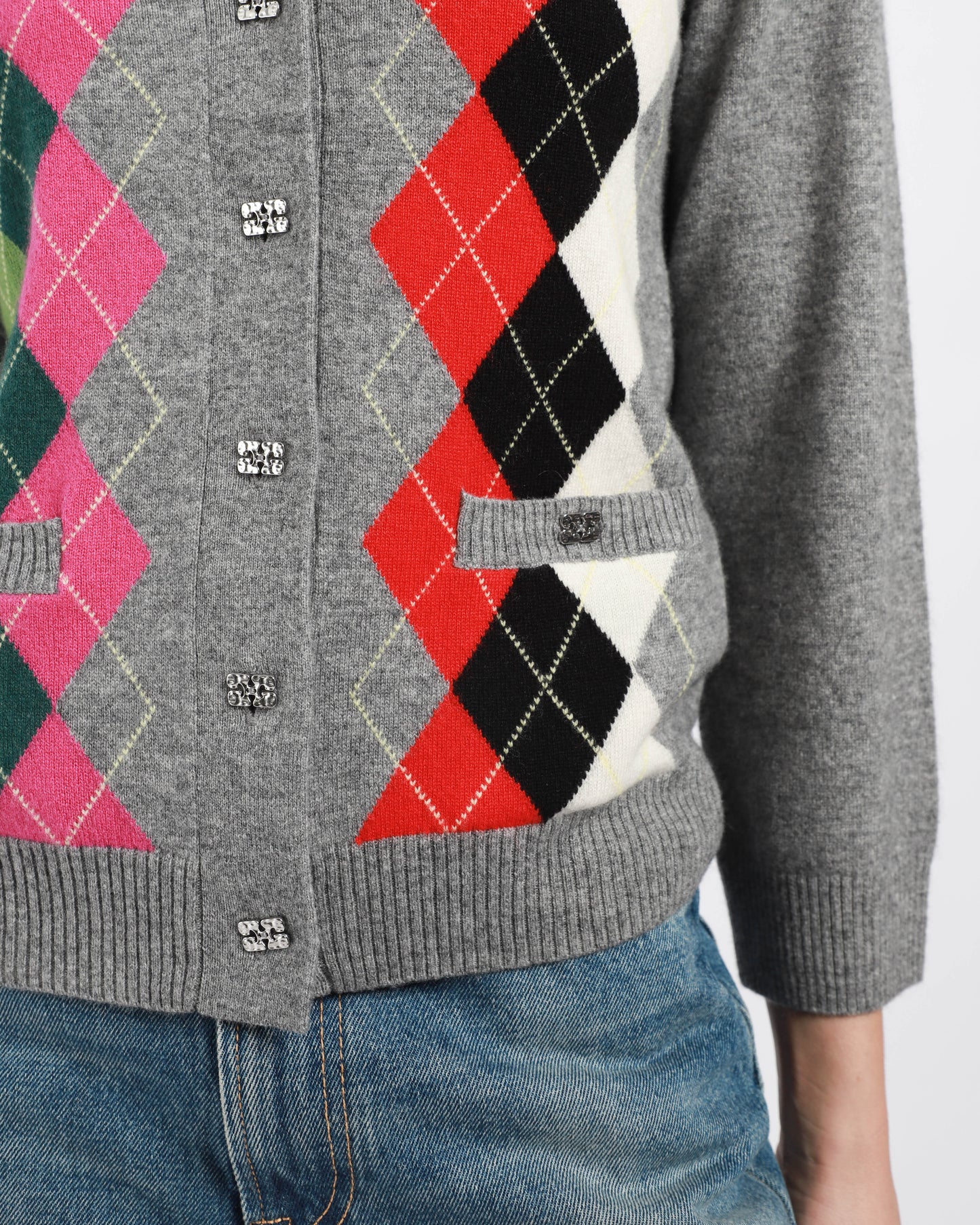 Cashmere Wool Mix Cardigan