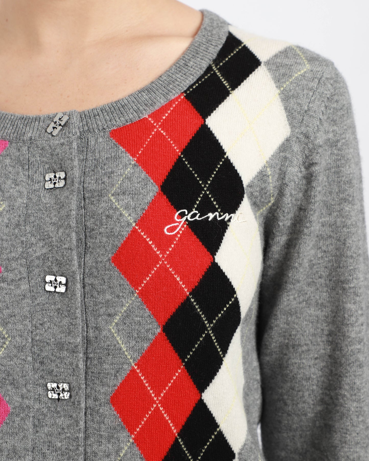 Cashmere Wool Mix Cardigan