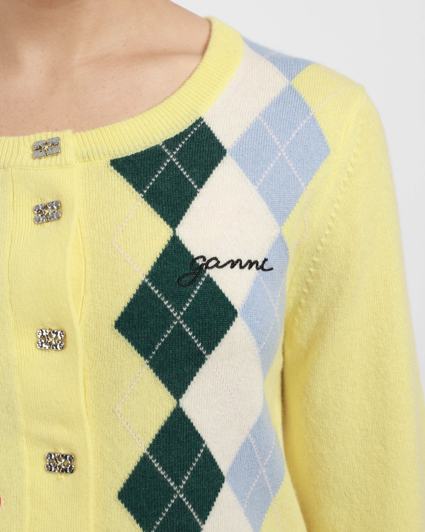 Cashmere Wool Mix Cardigan