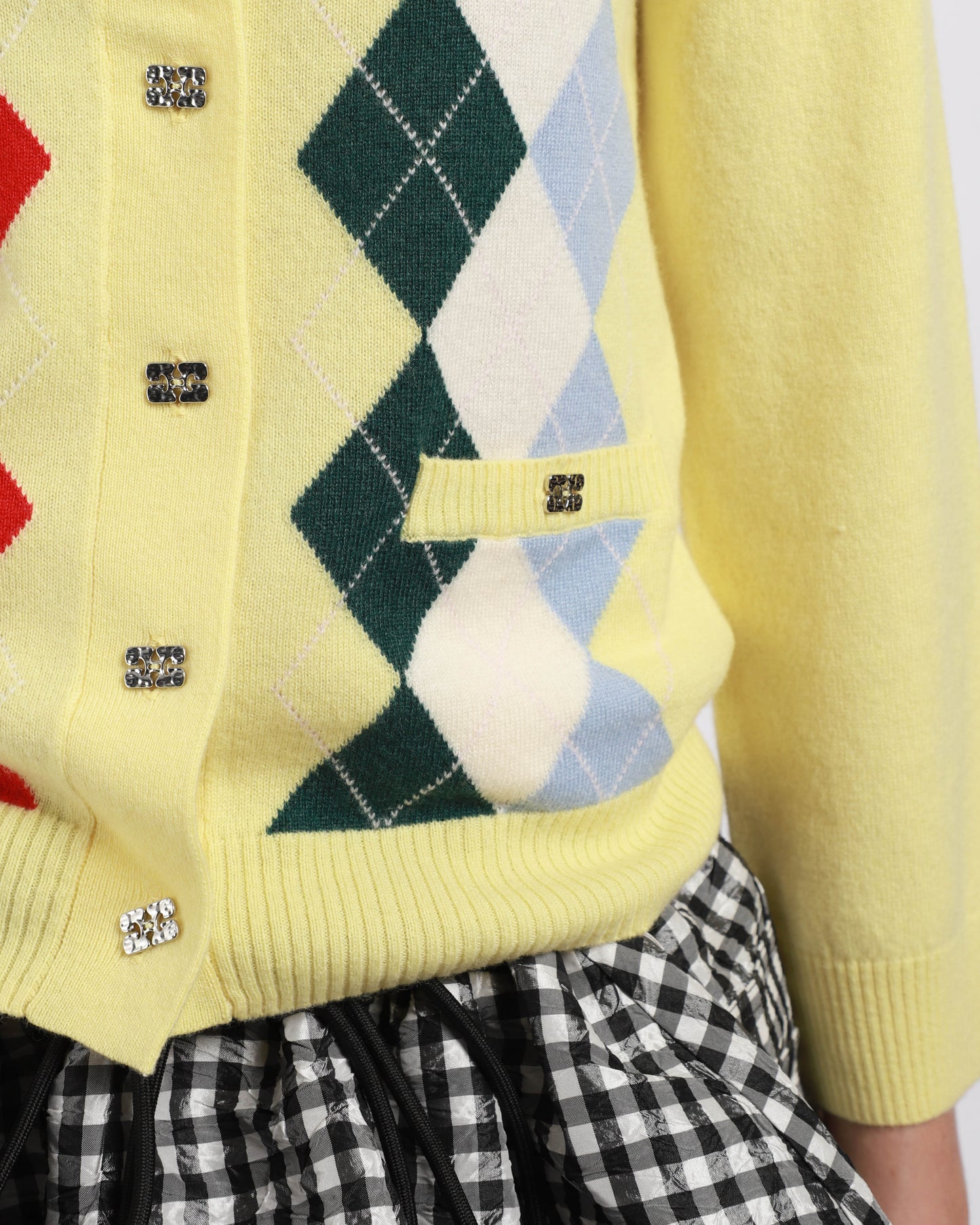 Cashmere Wool Mix Cardigan